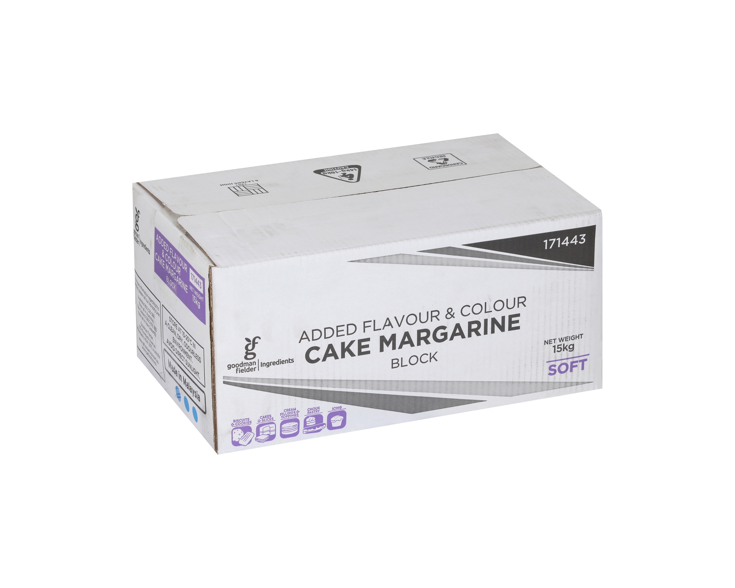 GF Ingredients Cake Margarine Soft 15 kg