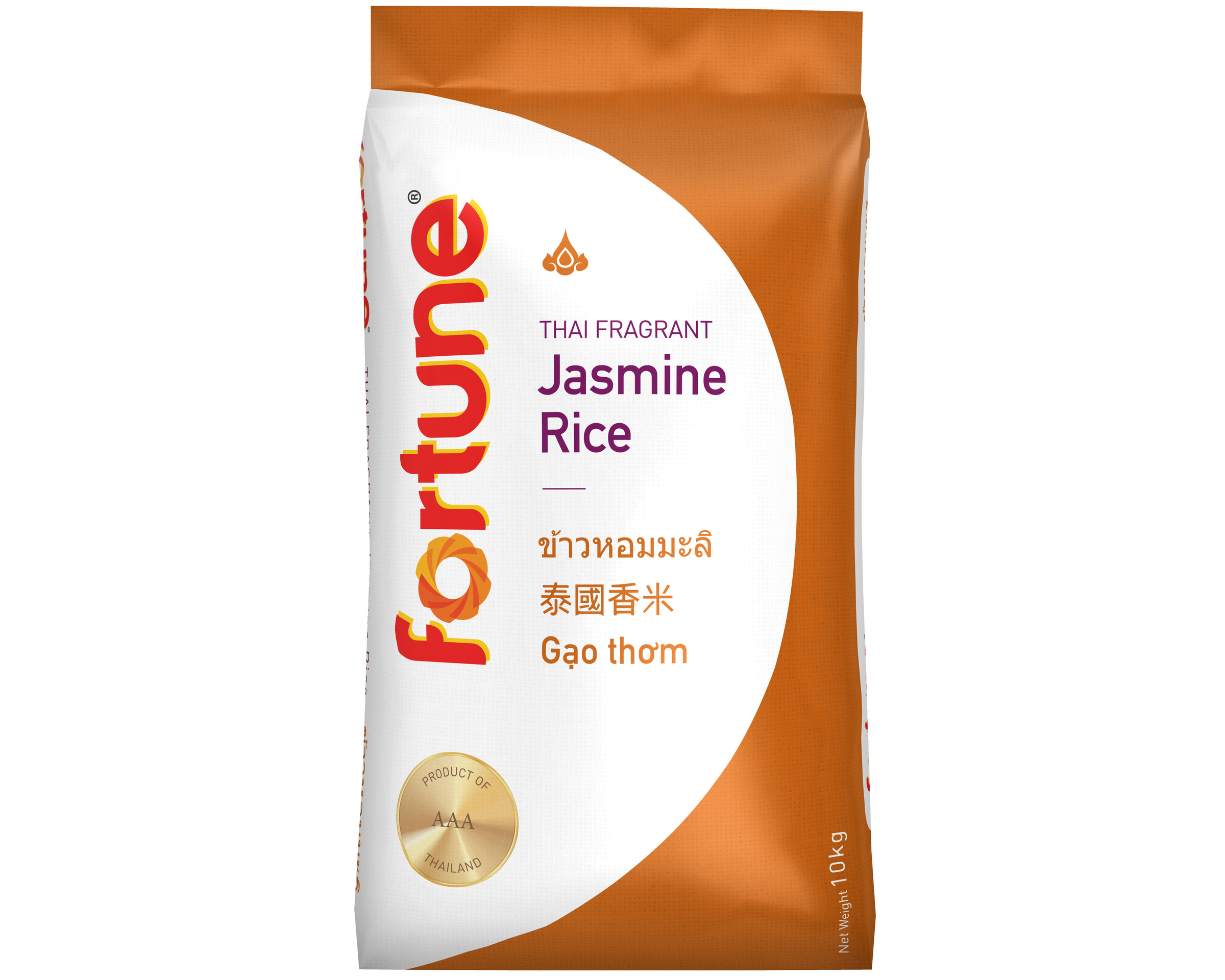 Fortune Thai Fragrant Jasmine Rice 10kg
