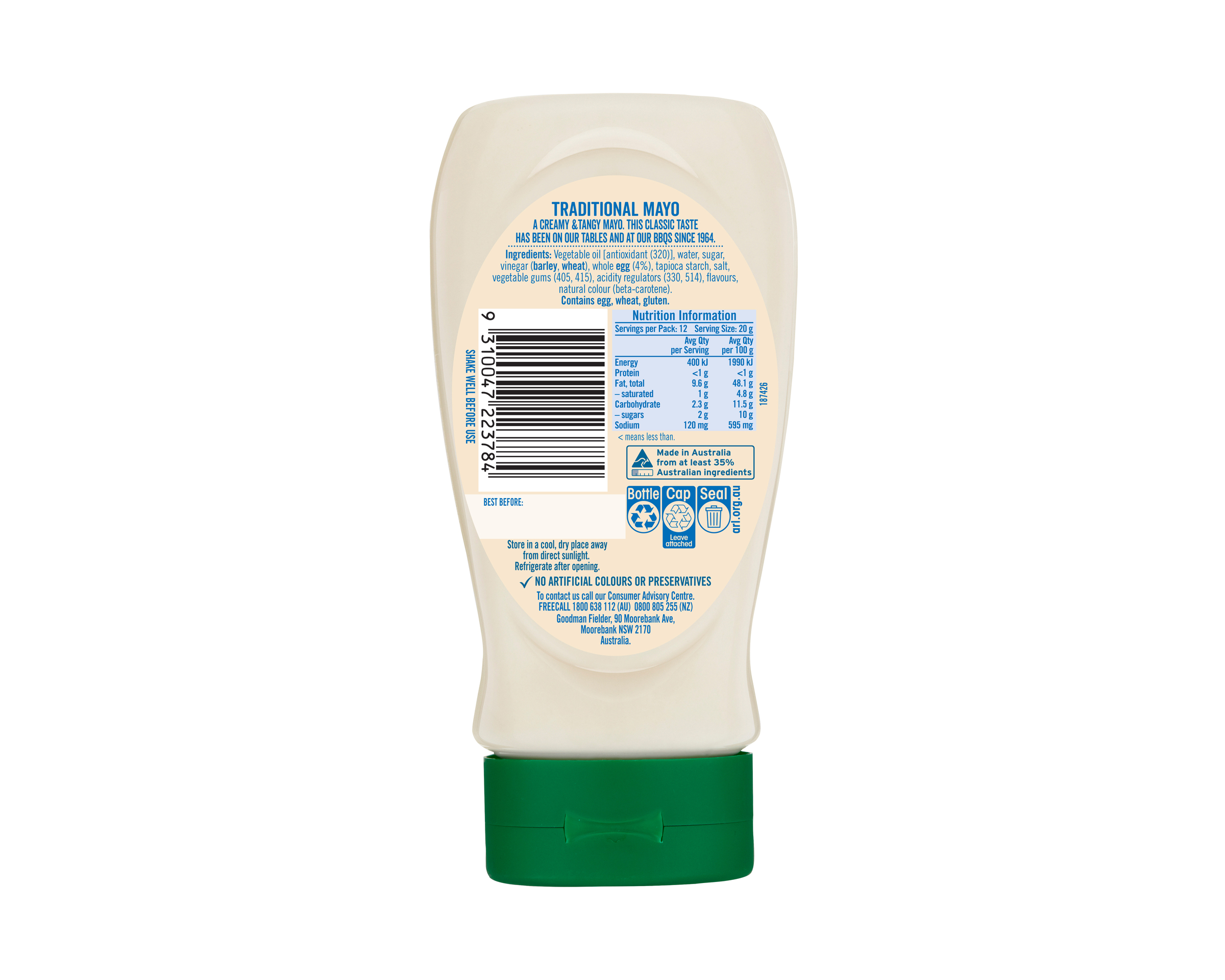 Praise Mayonnaise Traditional Squeeze 250 g
