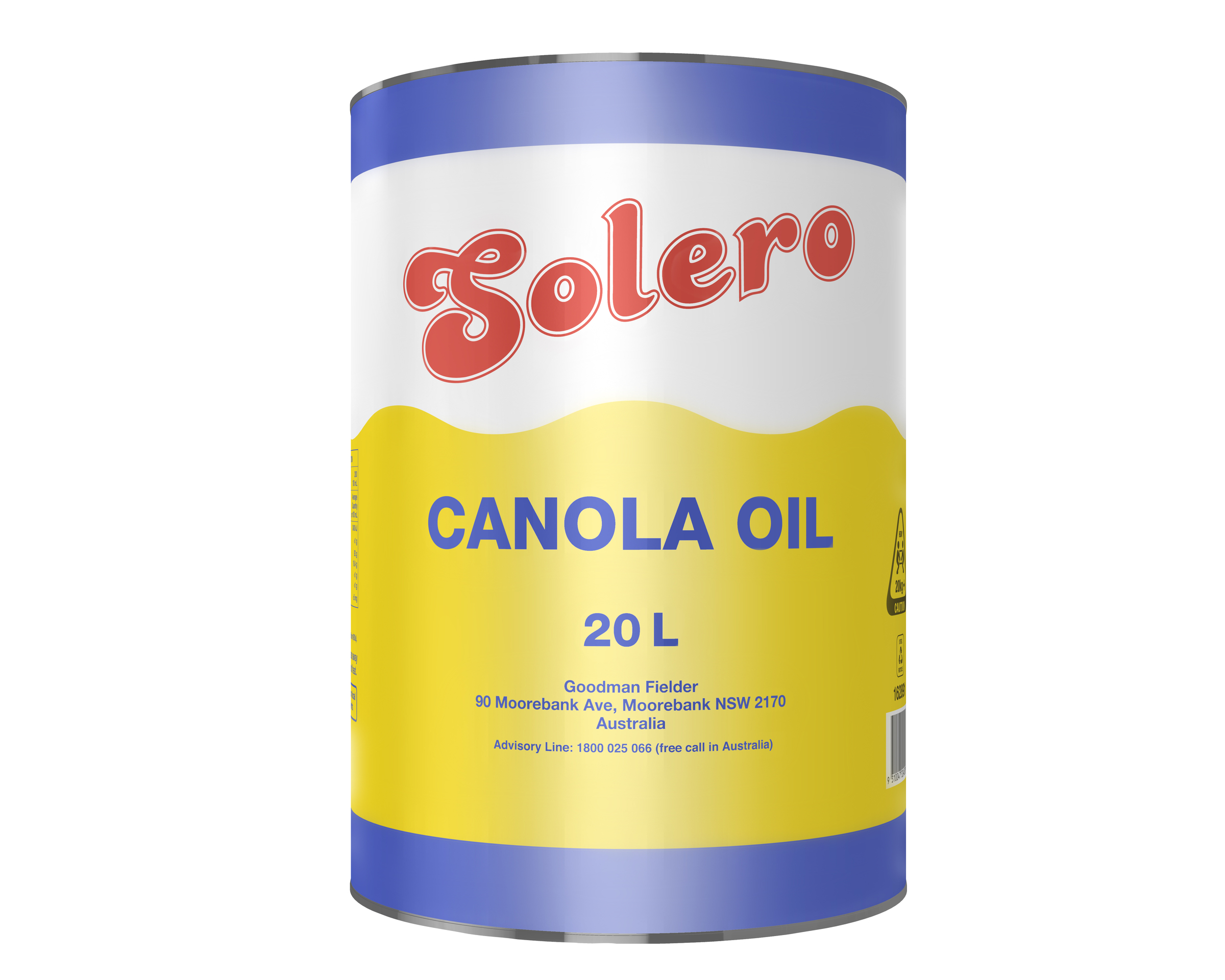 Solero Canola Oil 20L