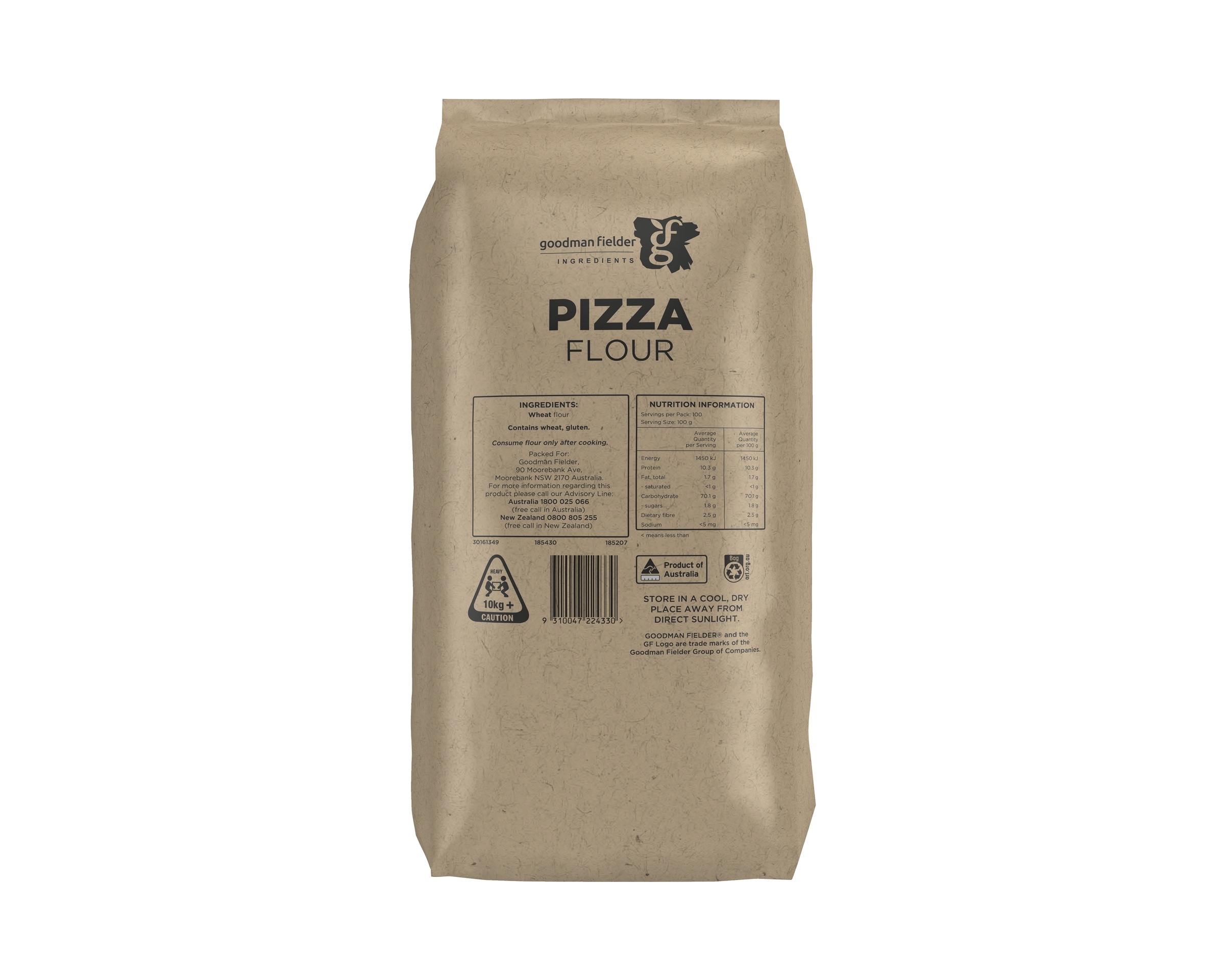 GF Ingredients Flour Pizza 12.5 kg