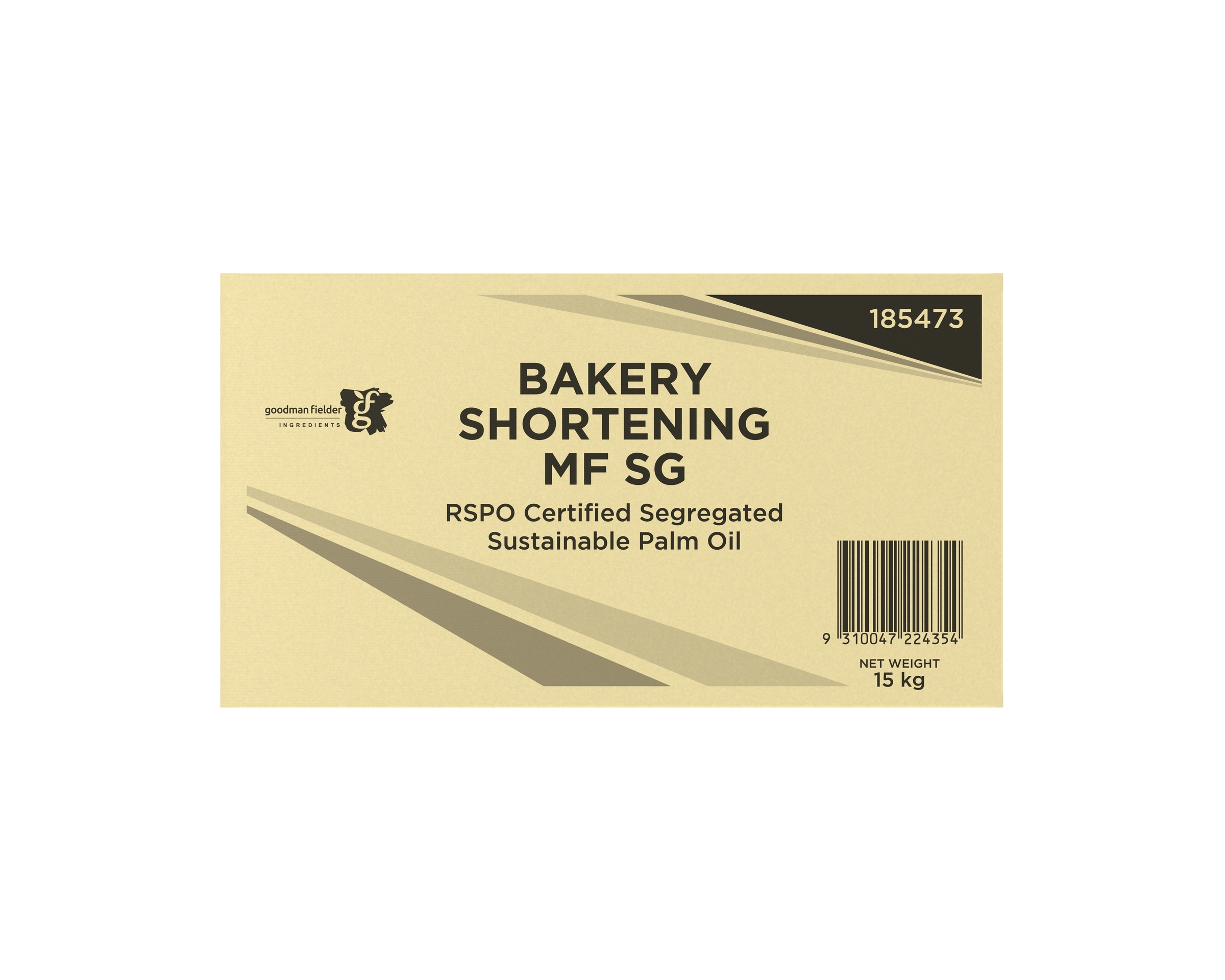 GF Ingredients Shortening Shortening Bakery 1 x 15 kg