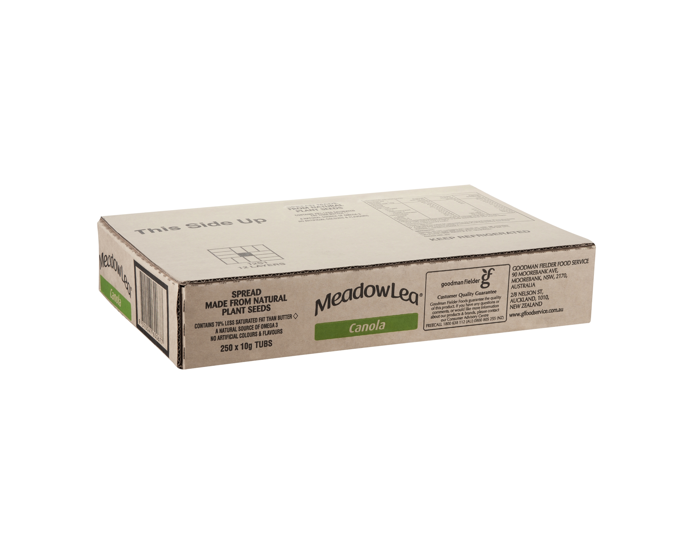 Meadow Lea Spread Canola Portion Pack 10 g x 250 10 g