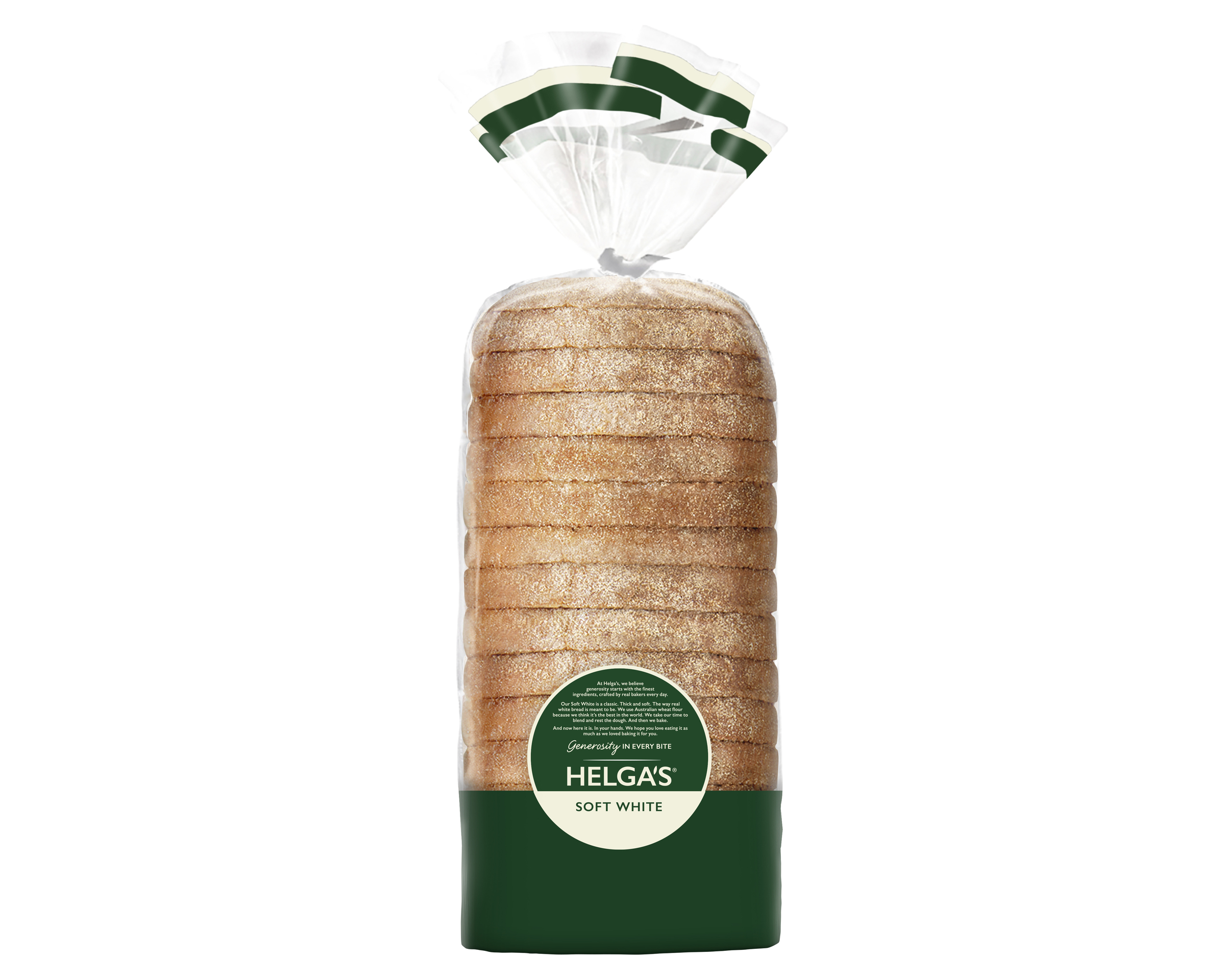 Helgas Loaf Traditional White 750 g