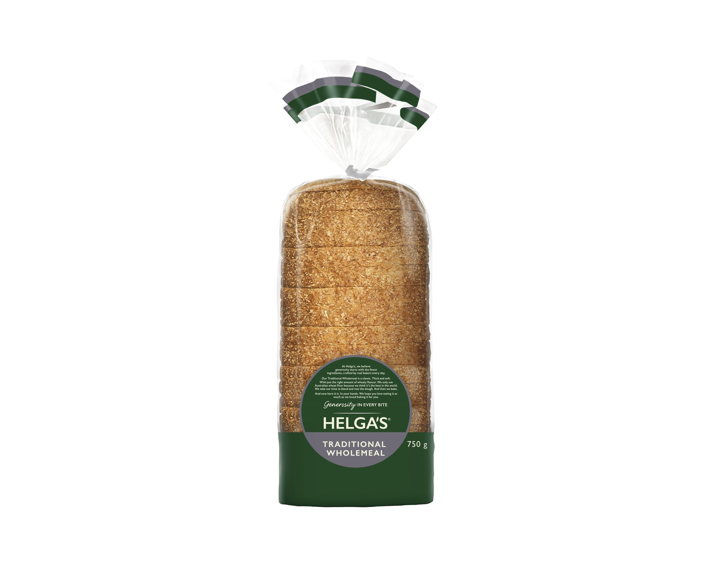 Helgas Loaf Traditional Wholemeal 750 g