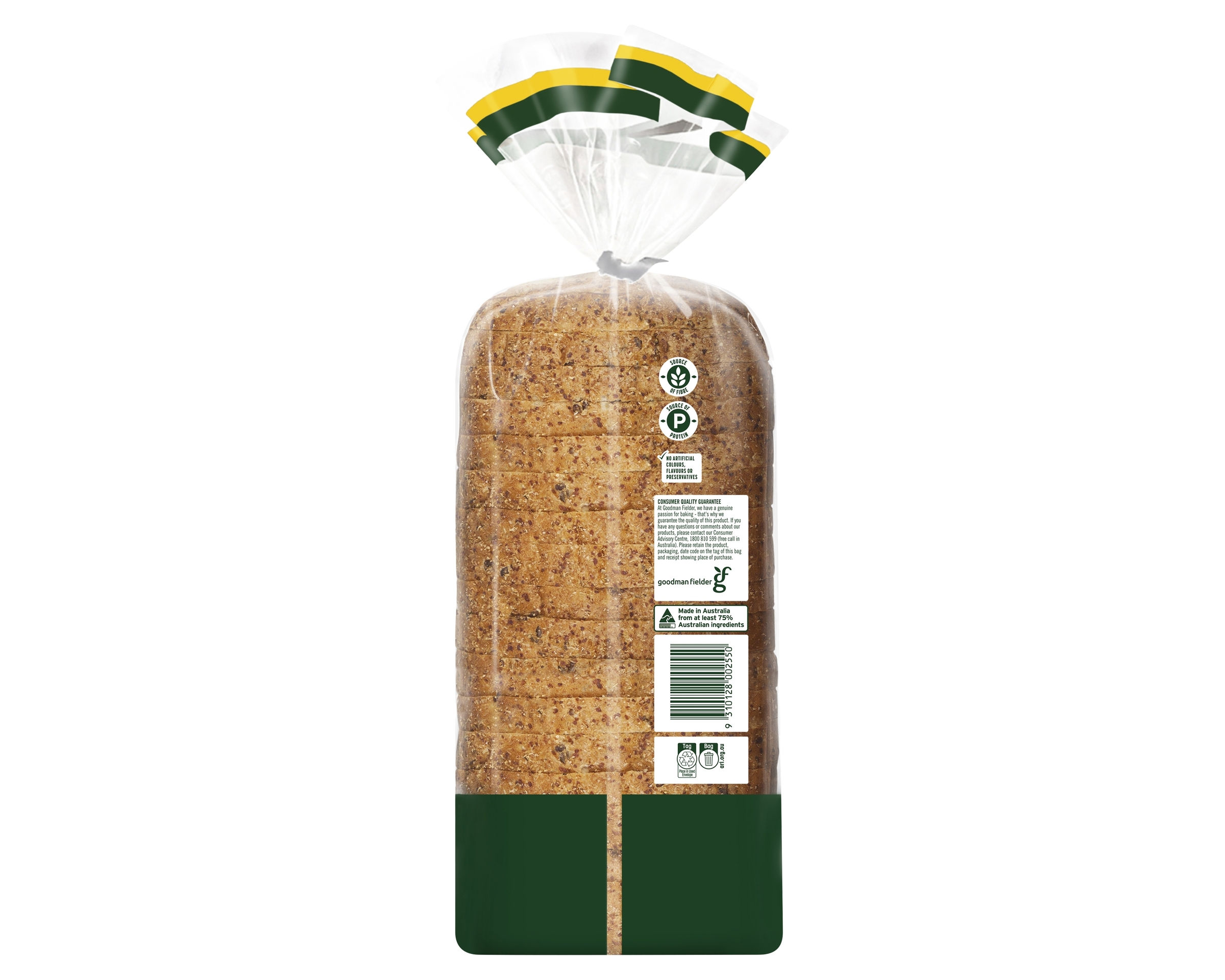 Helgas Loaf Soy and Linseed 850 g