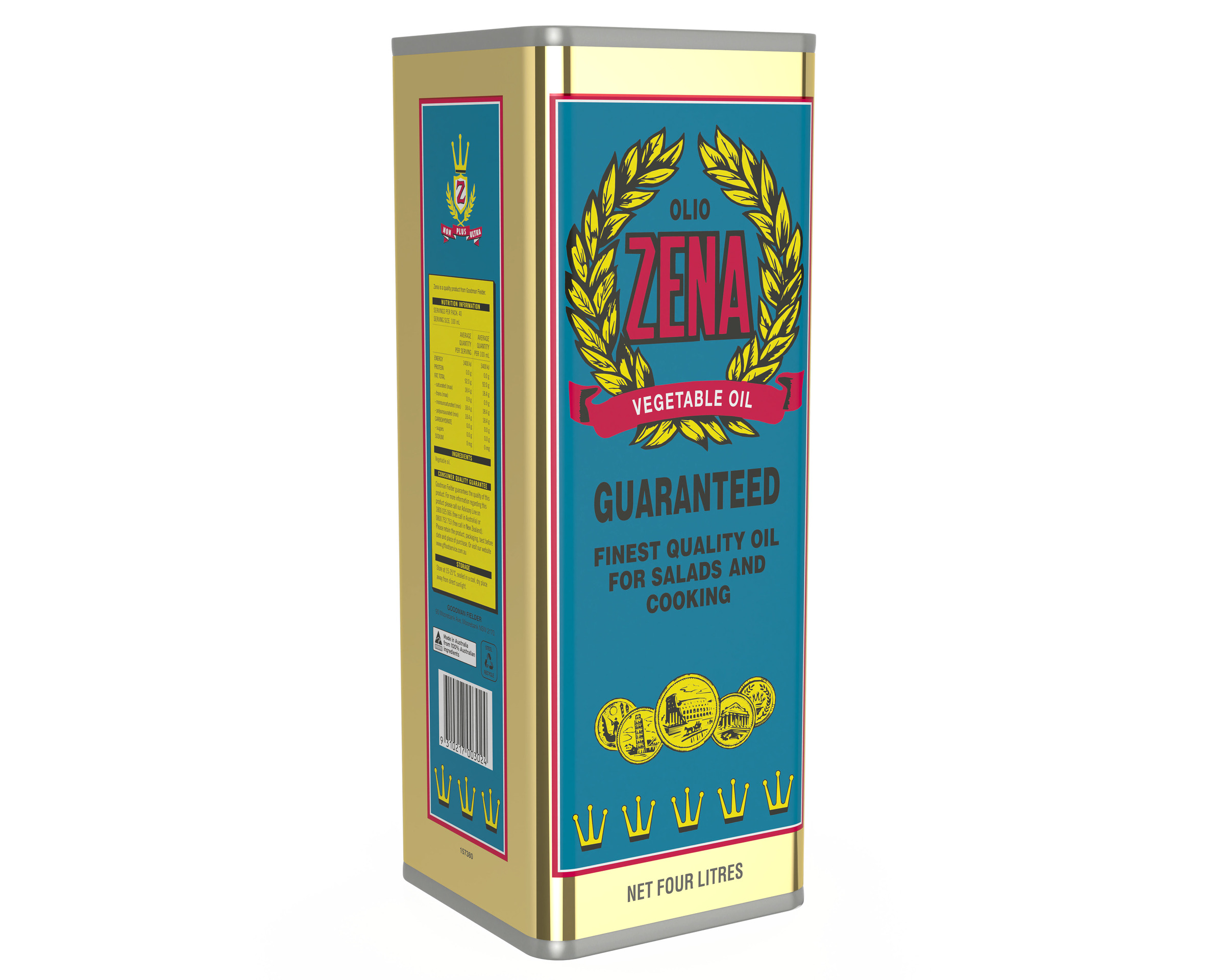 ZENA Vegetable Oil 4 l