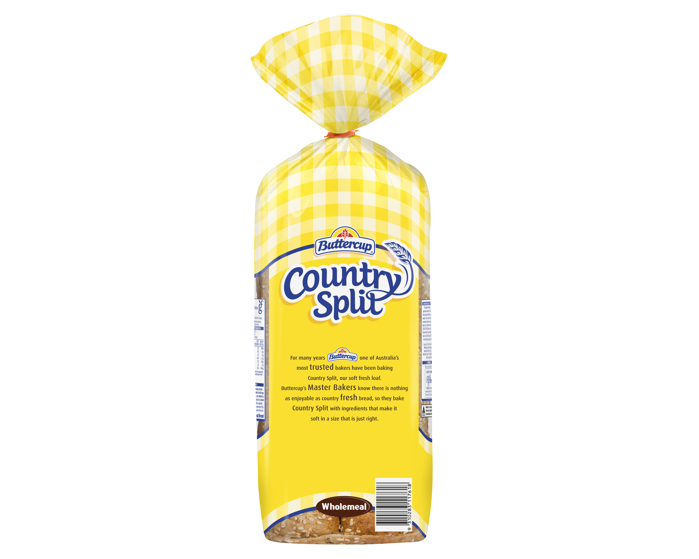 Buttercup Country Split Loaf Wholemeal 450 g