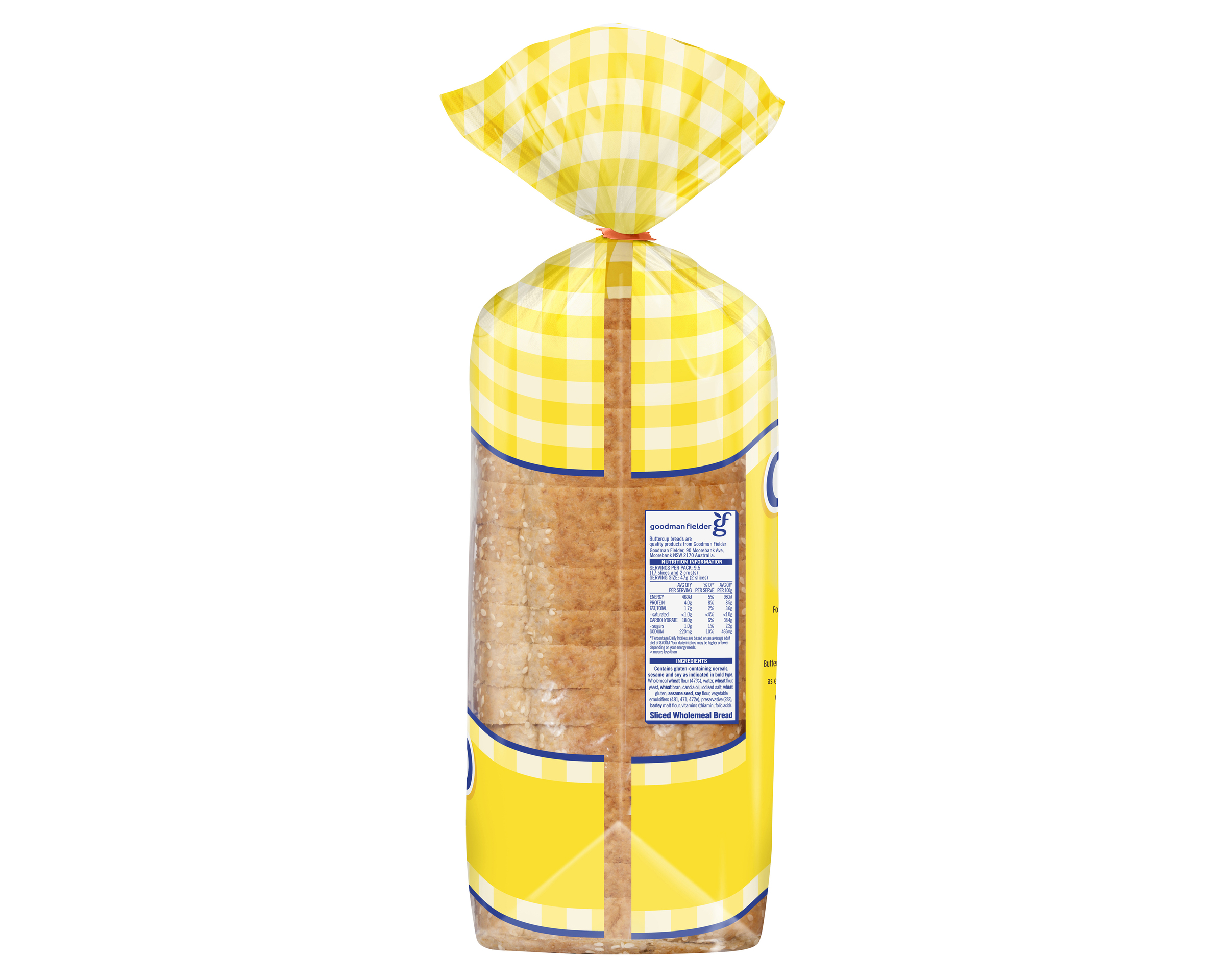 Buttercup Country Split Loaf Wholemeal 450 g
