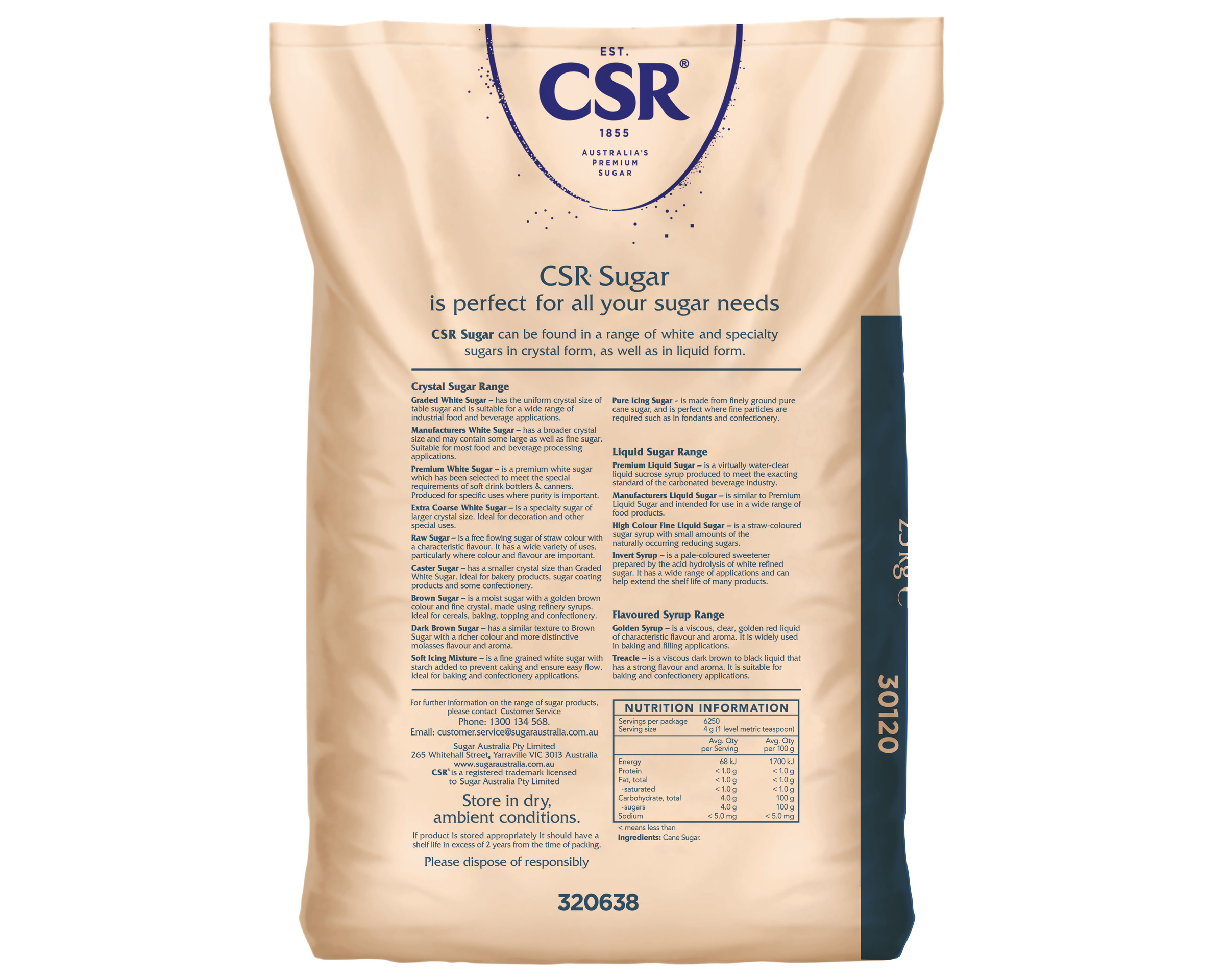CSR Sugar Graded White 25 kg