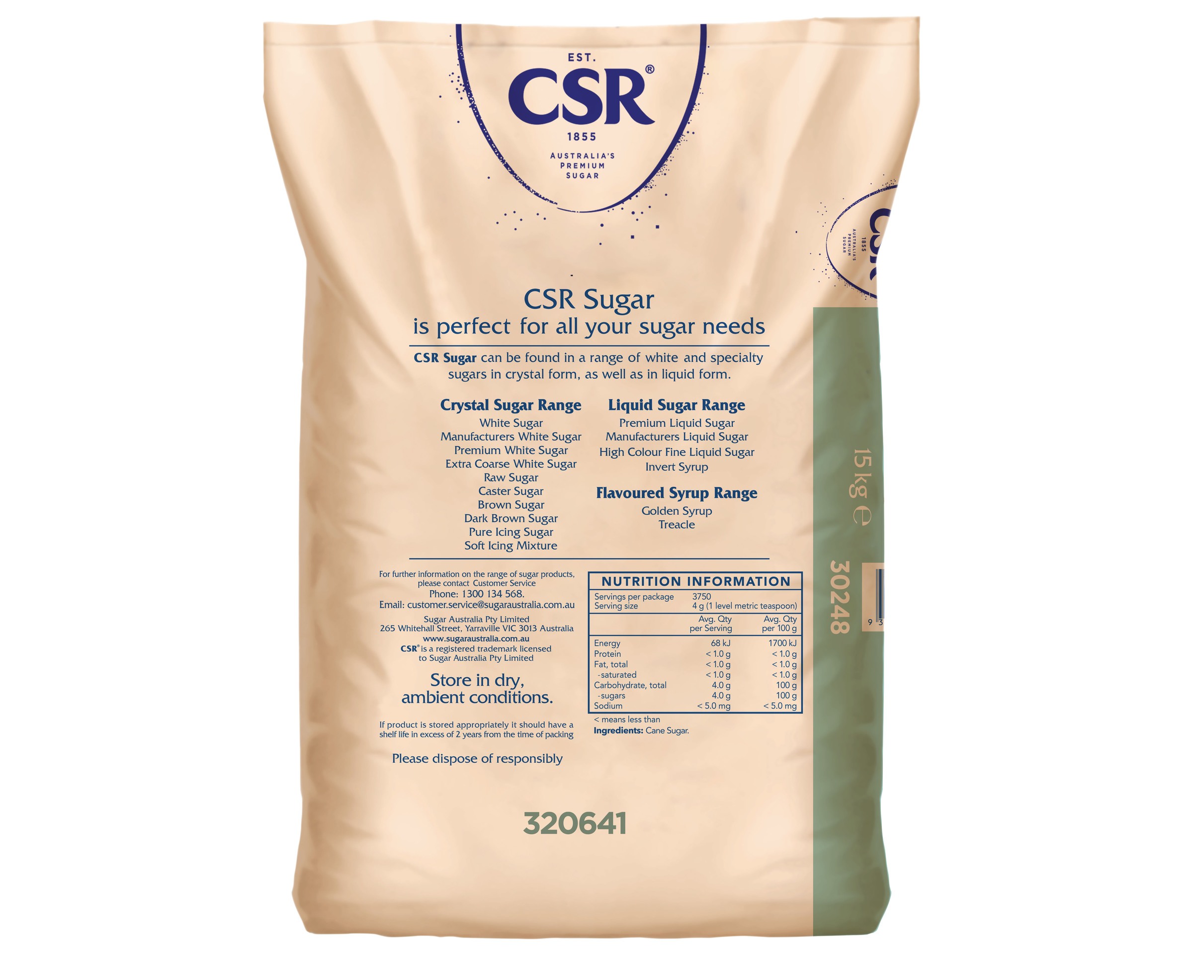 CSR Caster Sugar 15kg