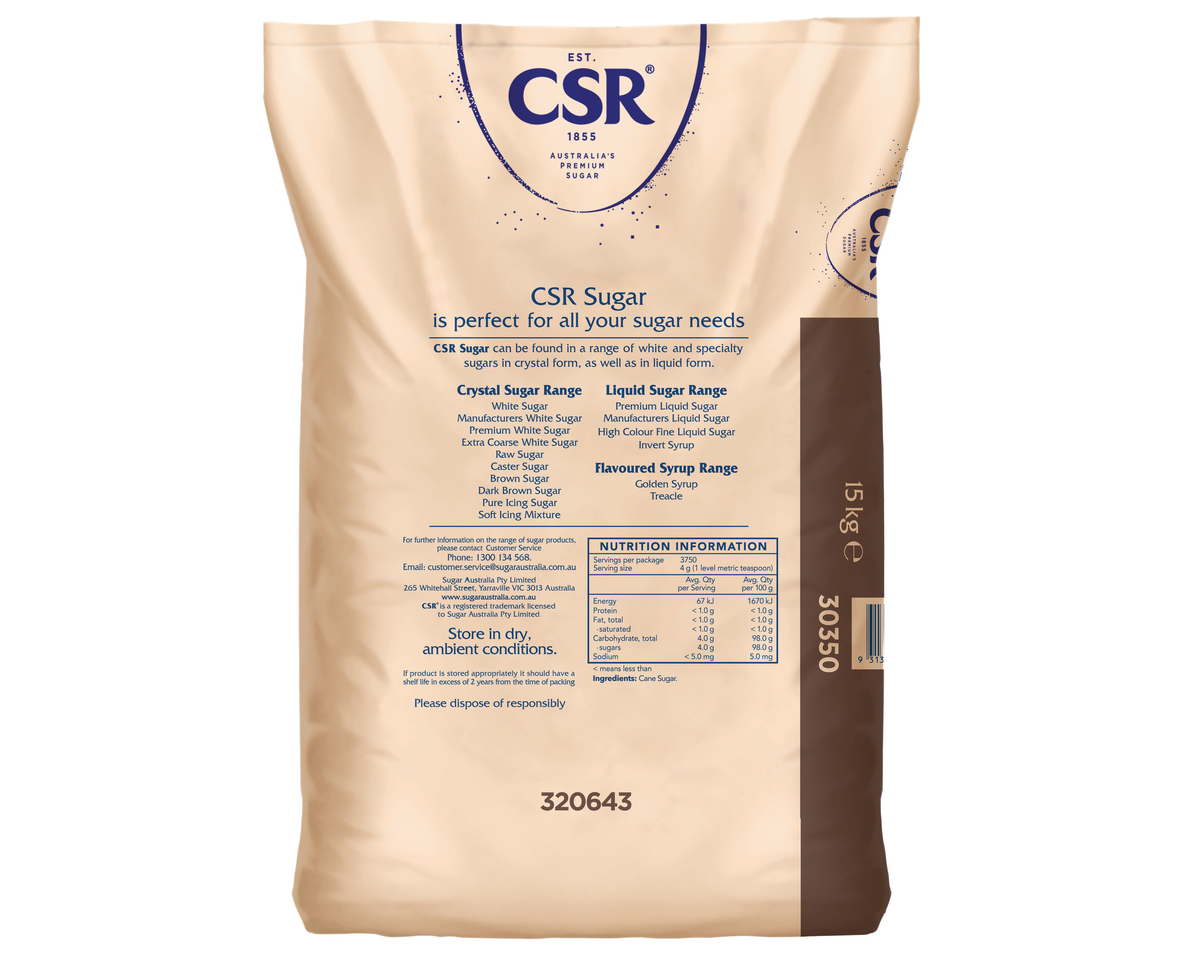 CSR Brown Sugar 15kg