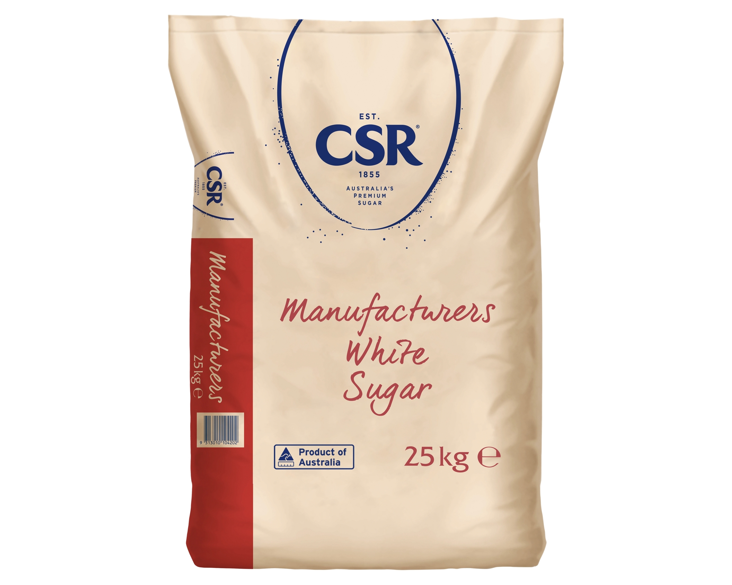 CSR Manufacturers White Sugar 25kg