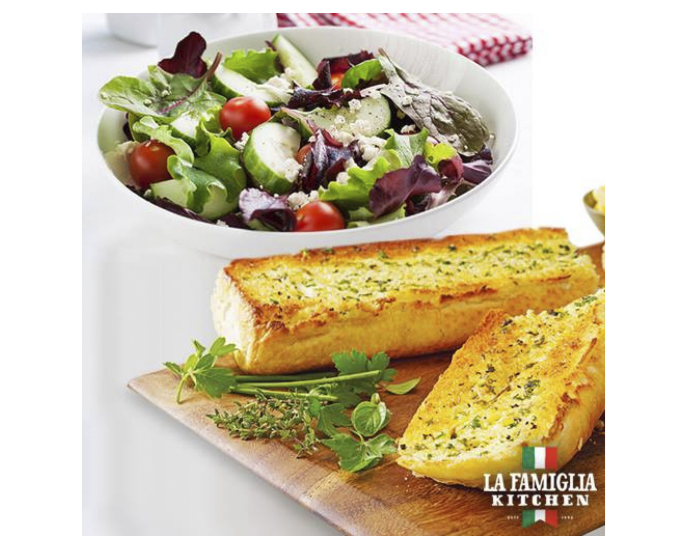 La Famiglia Kitchen Just for 2 Garlic Bread 170g