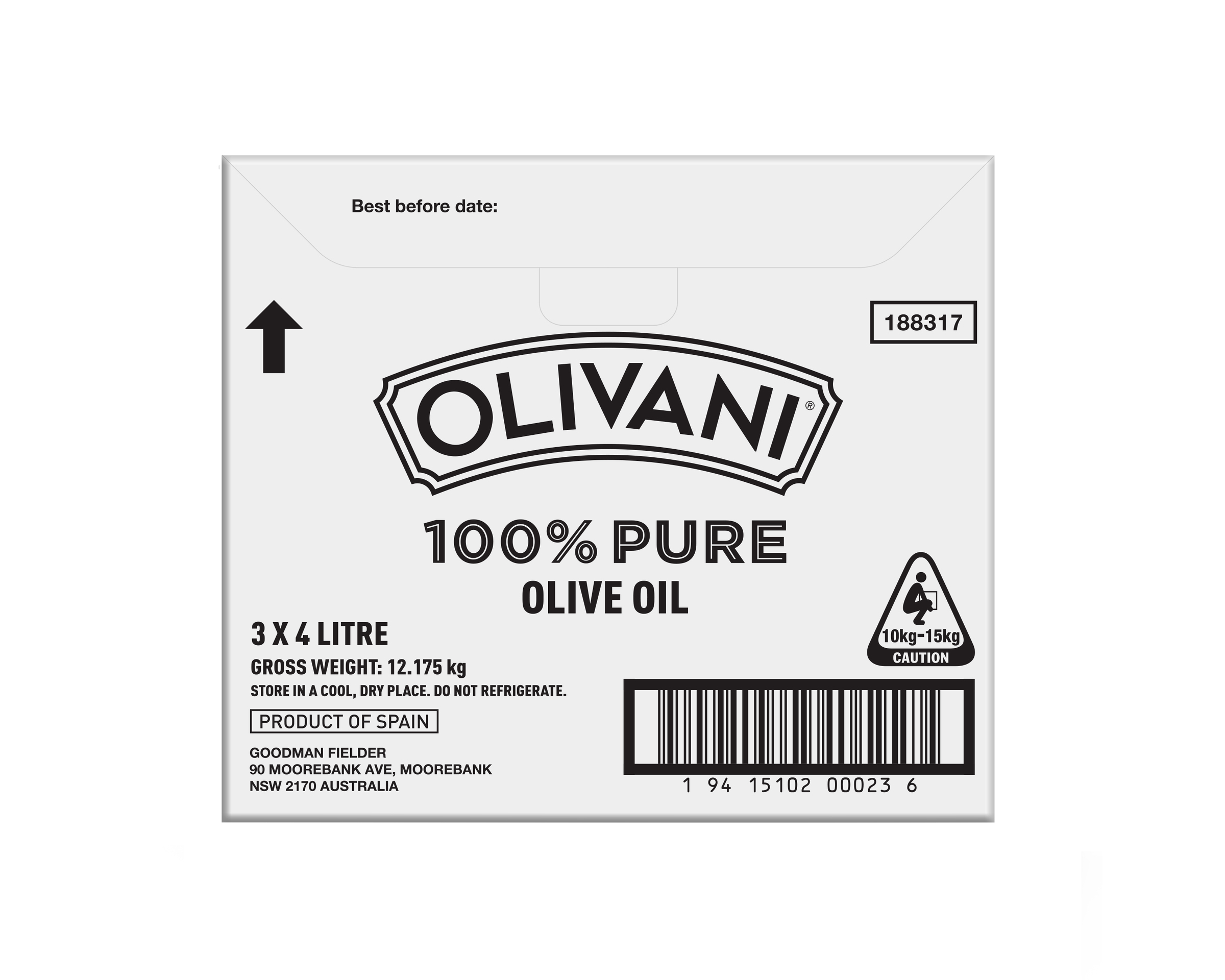 Olivani Olive Oil Pure 4 l