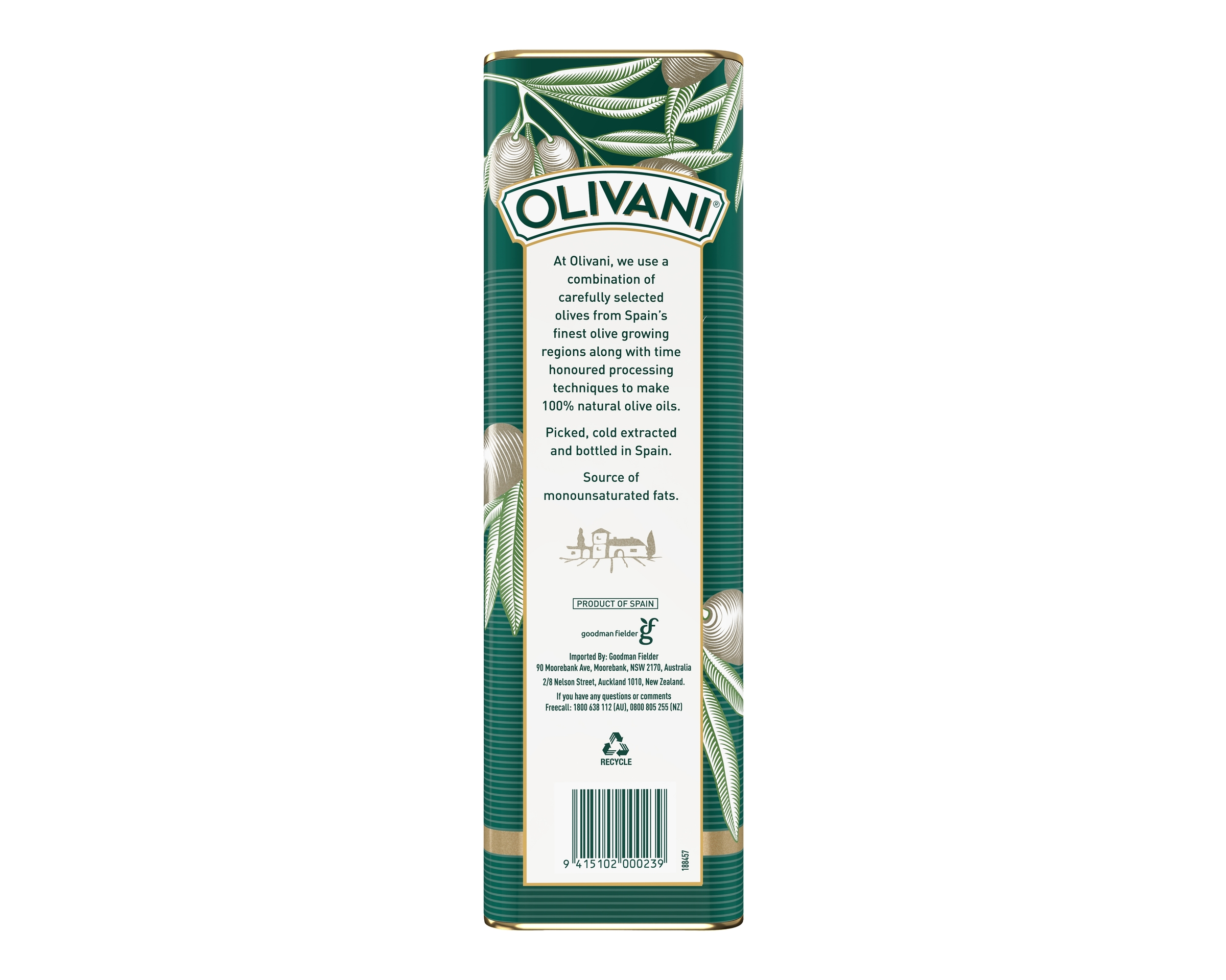 Olivani Olive Oil Pure 4 l