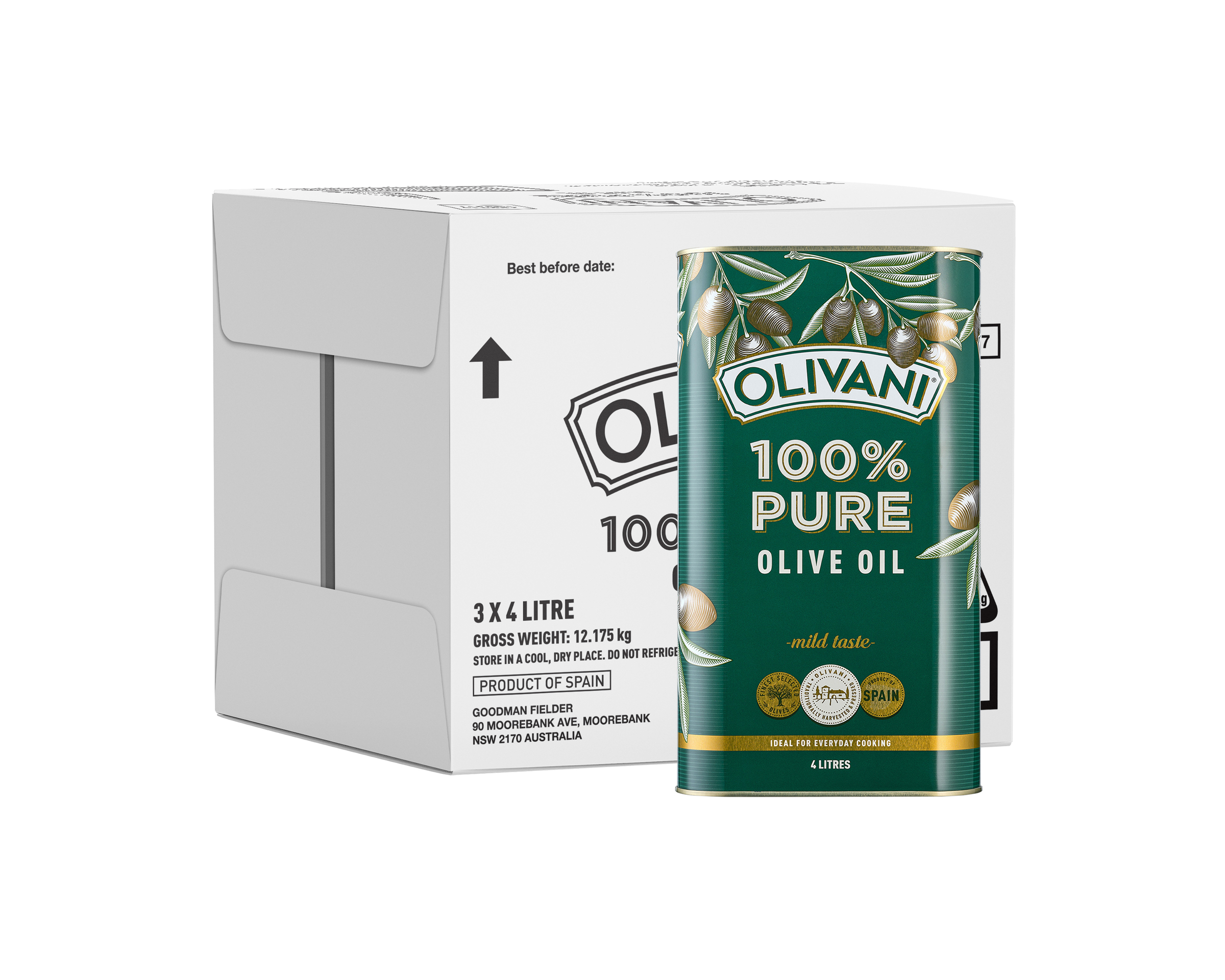 Olivani Olive Oil Pure 4 l
