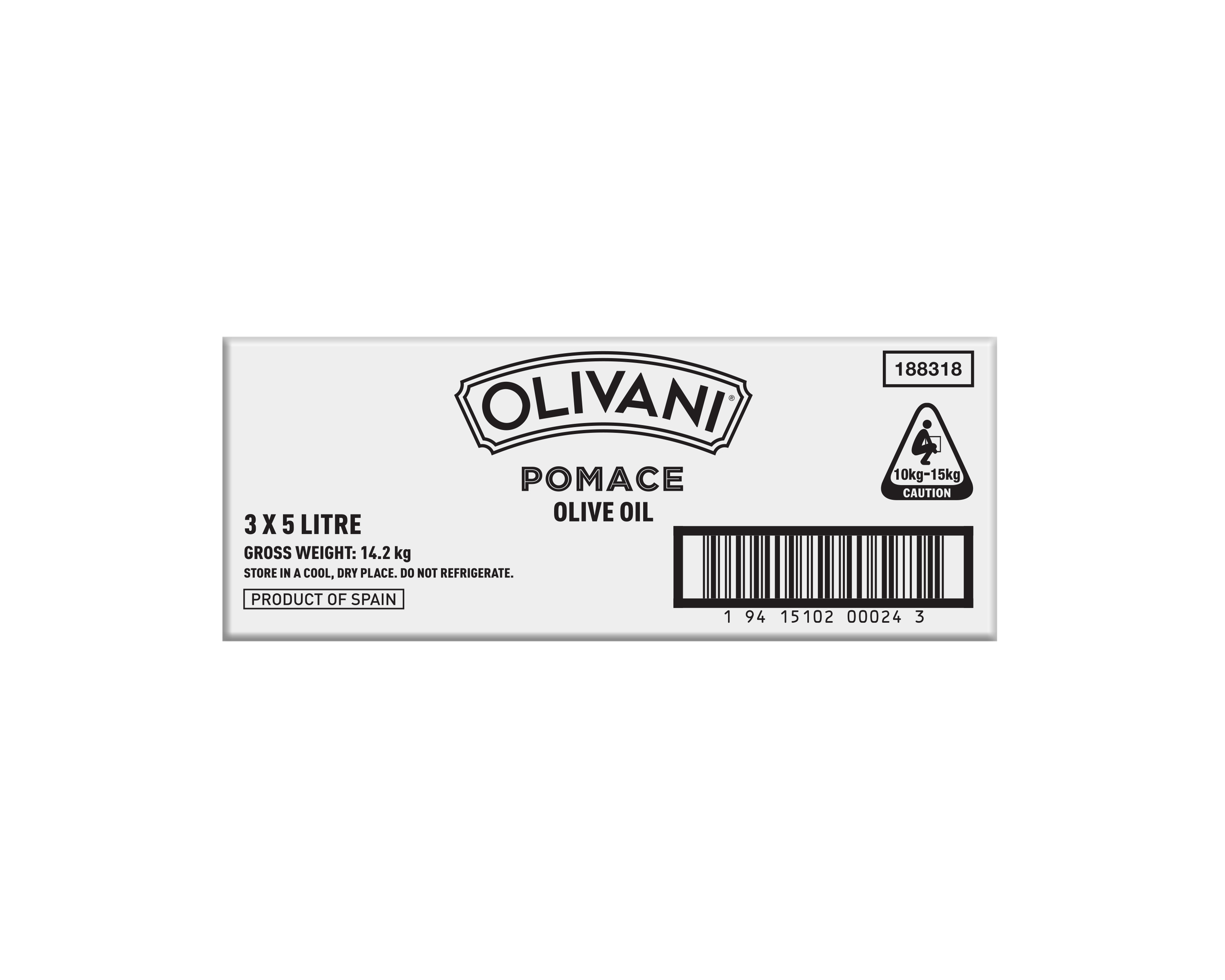 Olivani Pomace Olive Oil 5 Litres