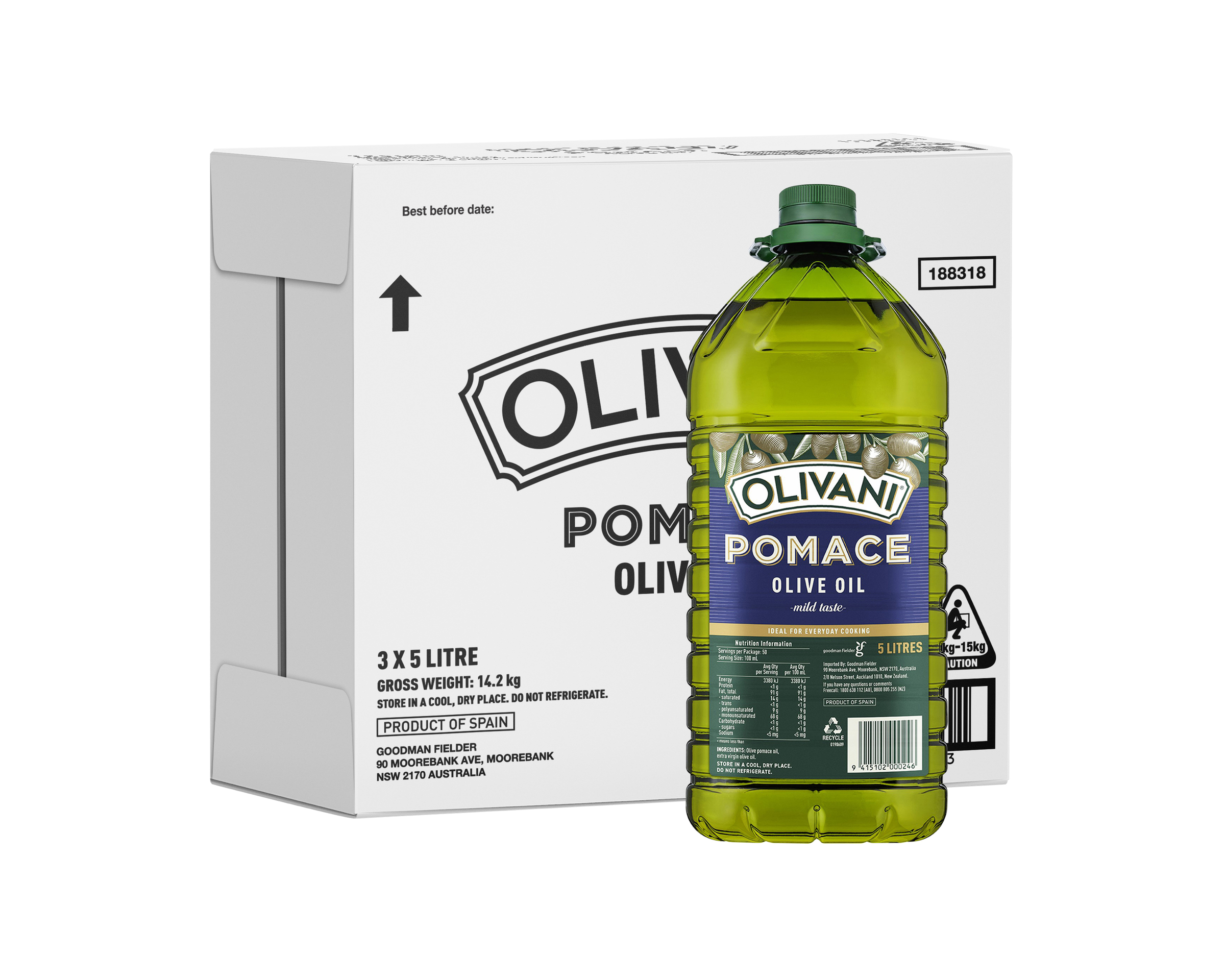 Olivani Pomace Olive Oil 5 Litres