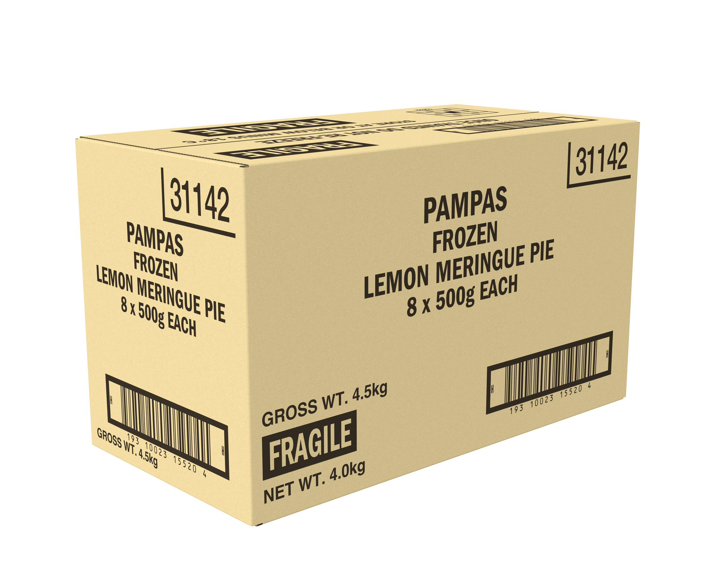 Pampas Lemon Meringue Family Pie 8 x 500g