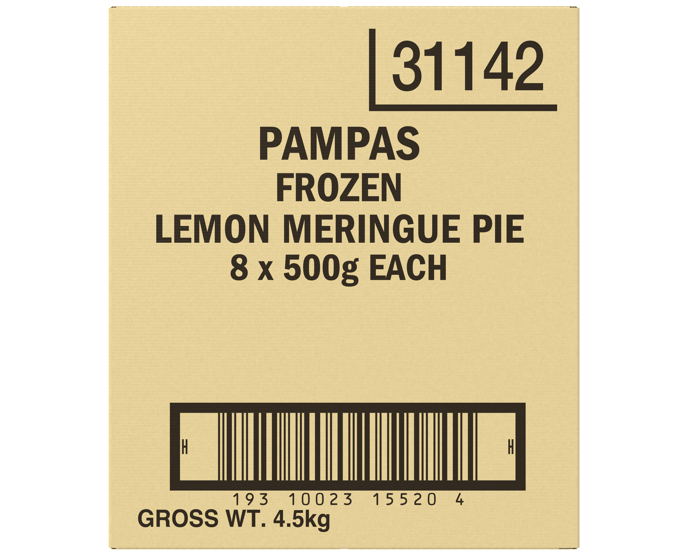 Pampas Lemon Meringue Family Pie 8 x 500g