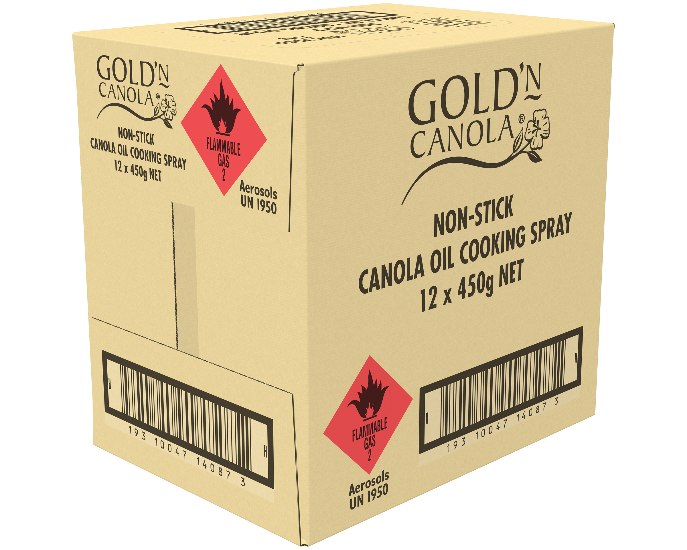 Gold’N Canola Oil Cooking Spray 12 x 450g