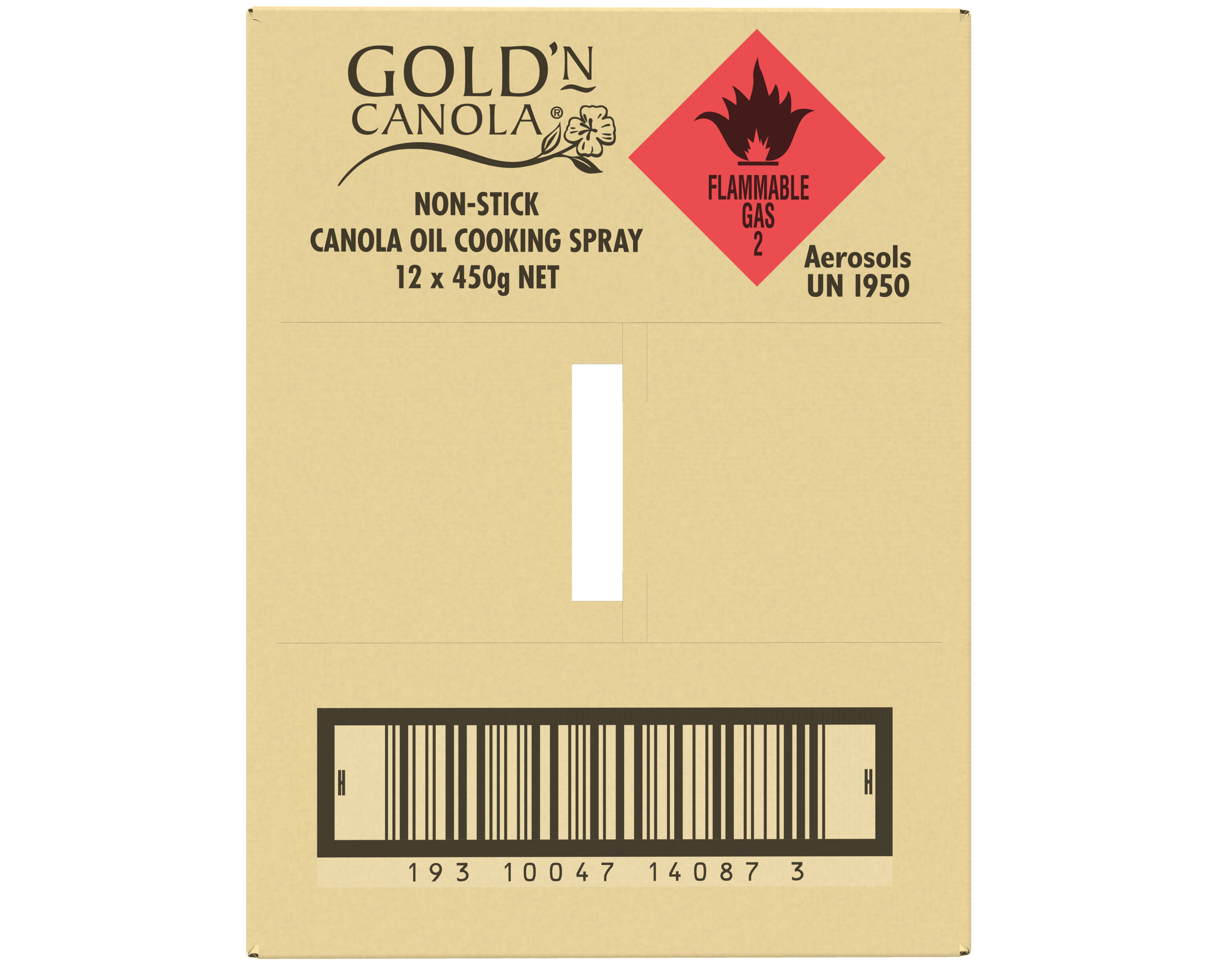 Gold’N Canola Oil Cooking Spray 12 x 450g