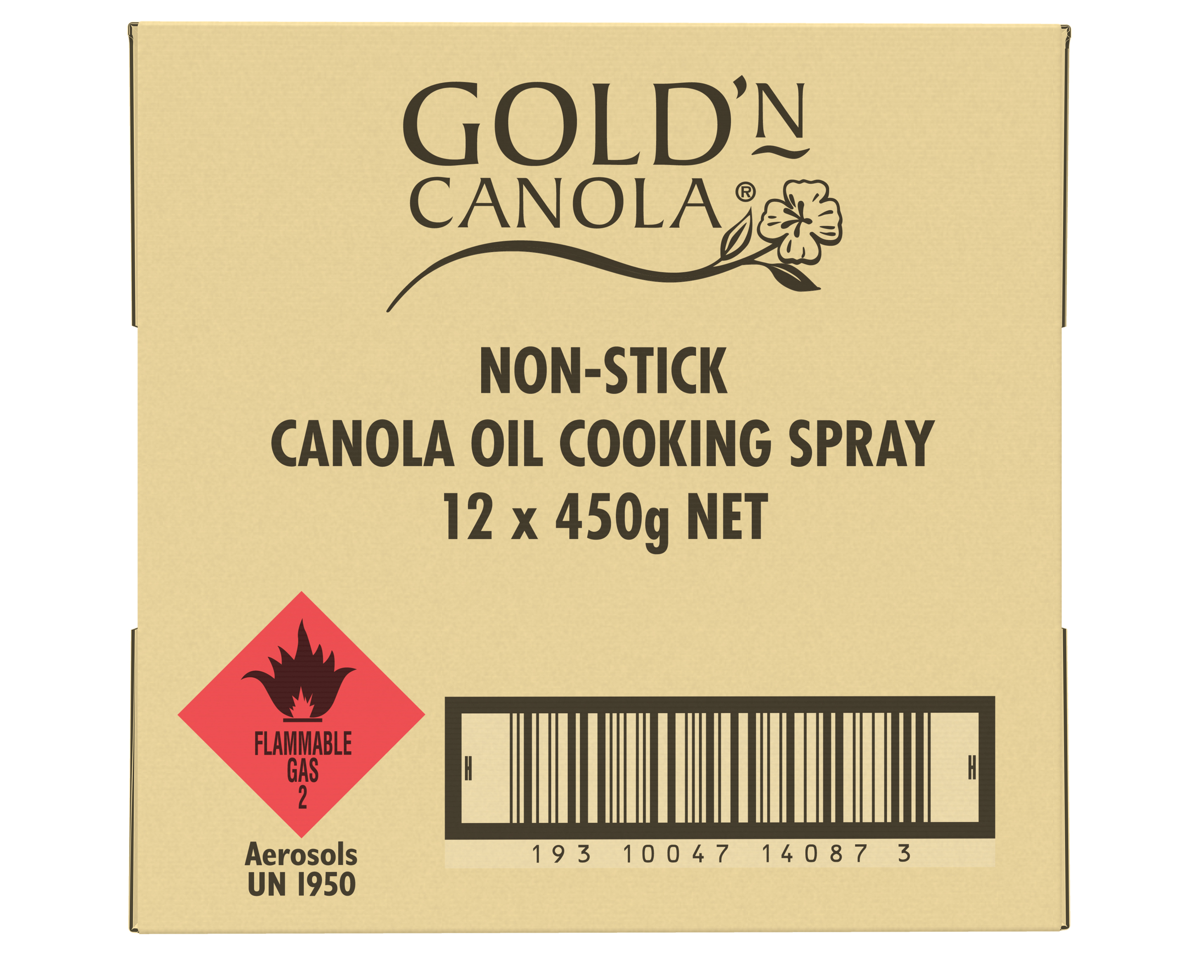 Gold’N Canola Oil Cooking Spray 12 x 450g