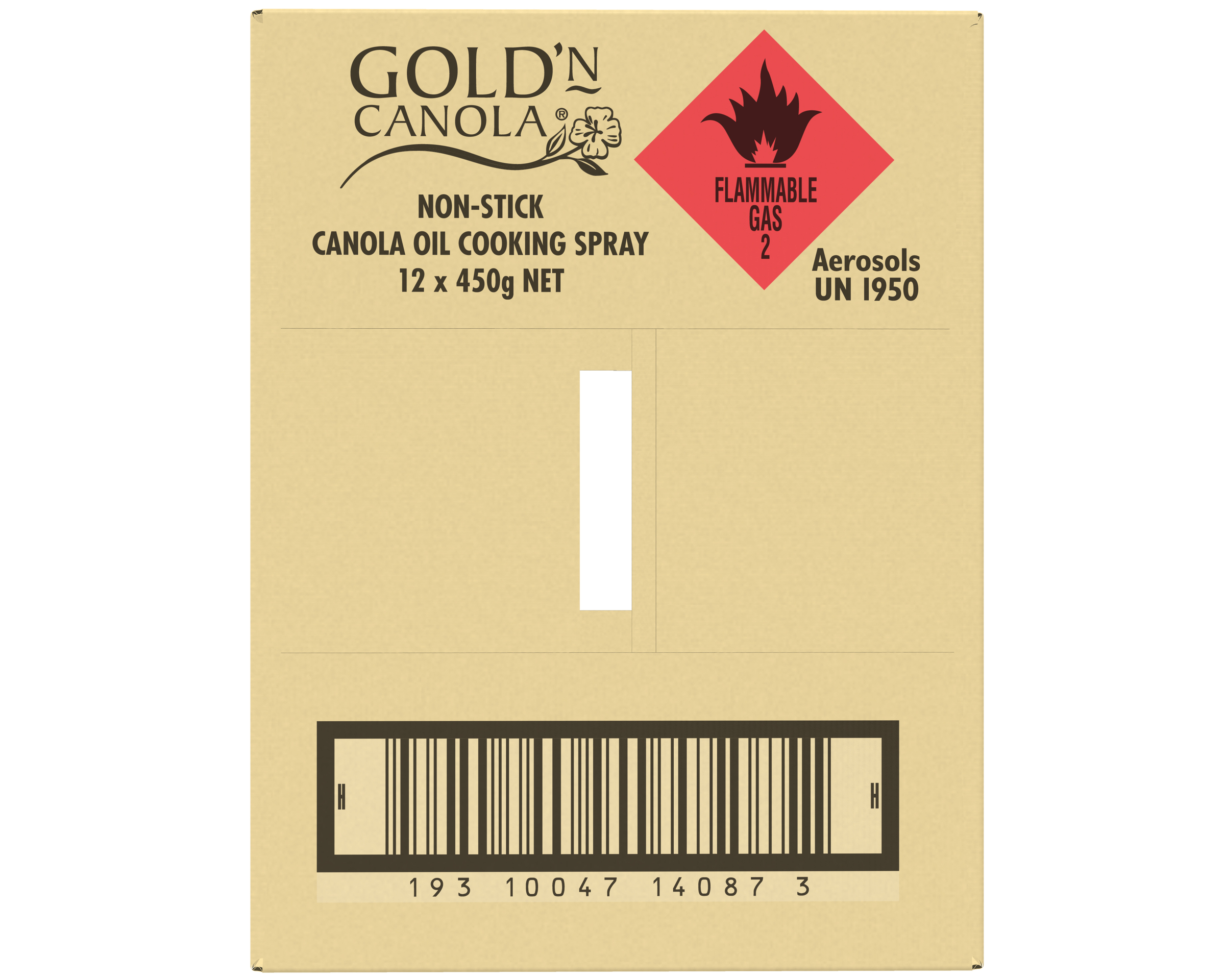 Gold’N Canola Oil Cooking Spray 12 x 450g