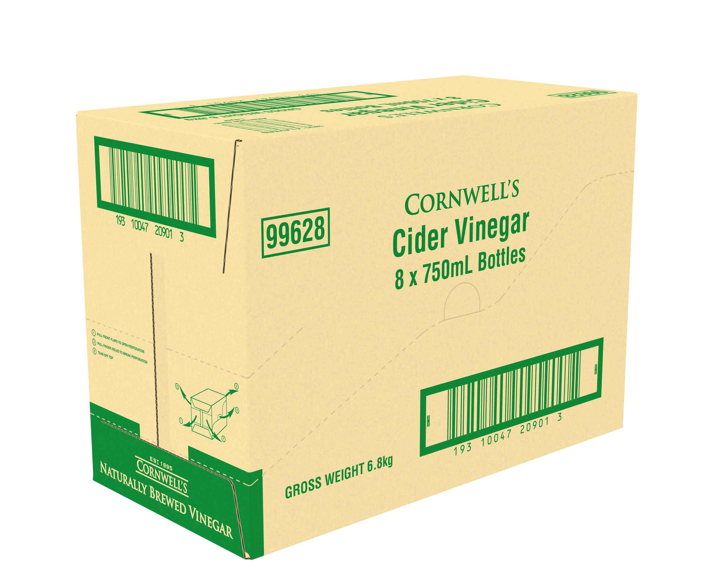 Cornwell’s Cider Vinegar 8 x 750ml
