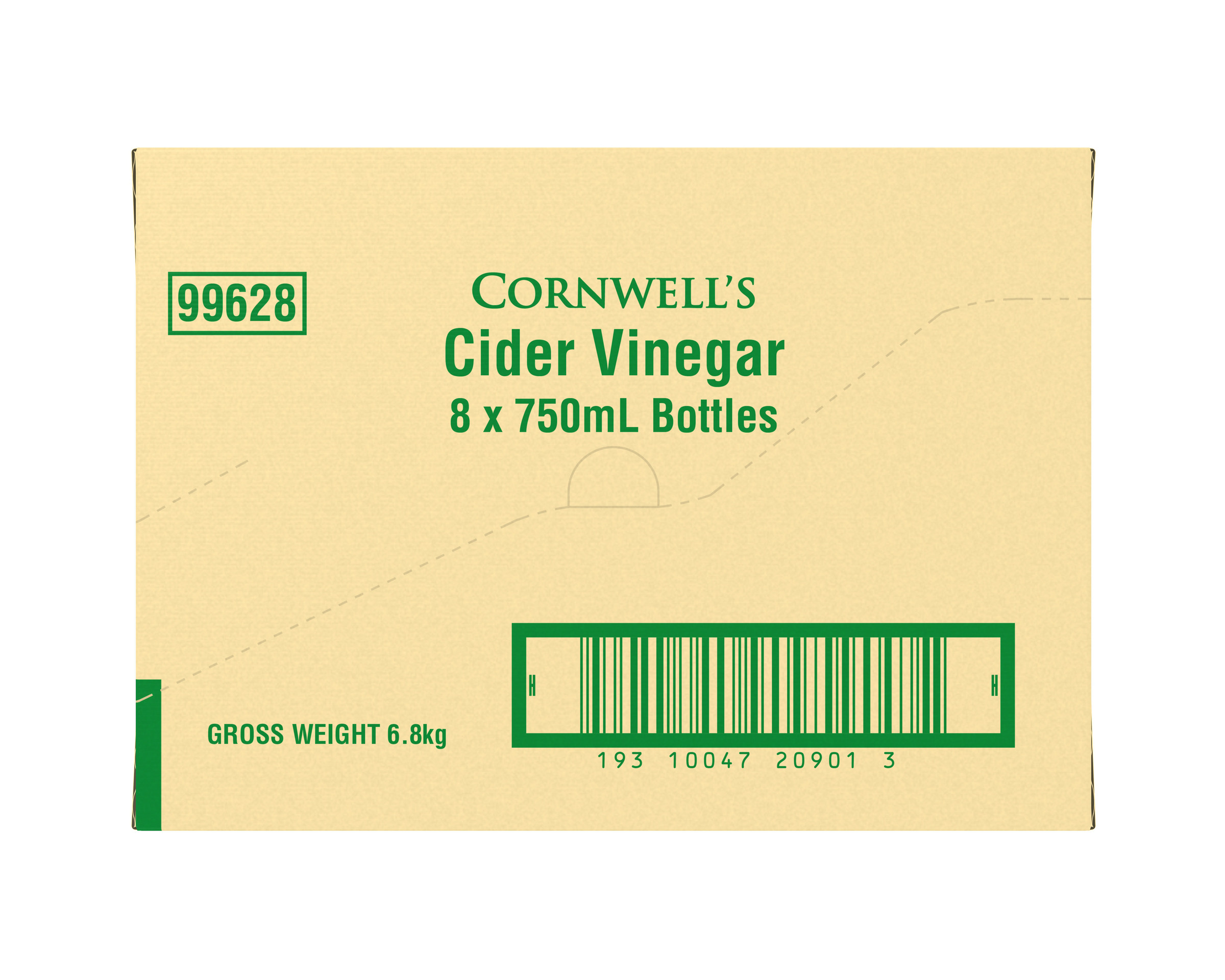 Cornwell’s Cider Vinegar 8 x 750ml