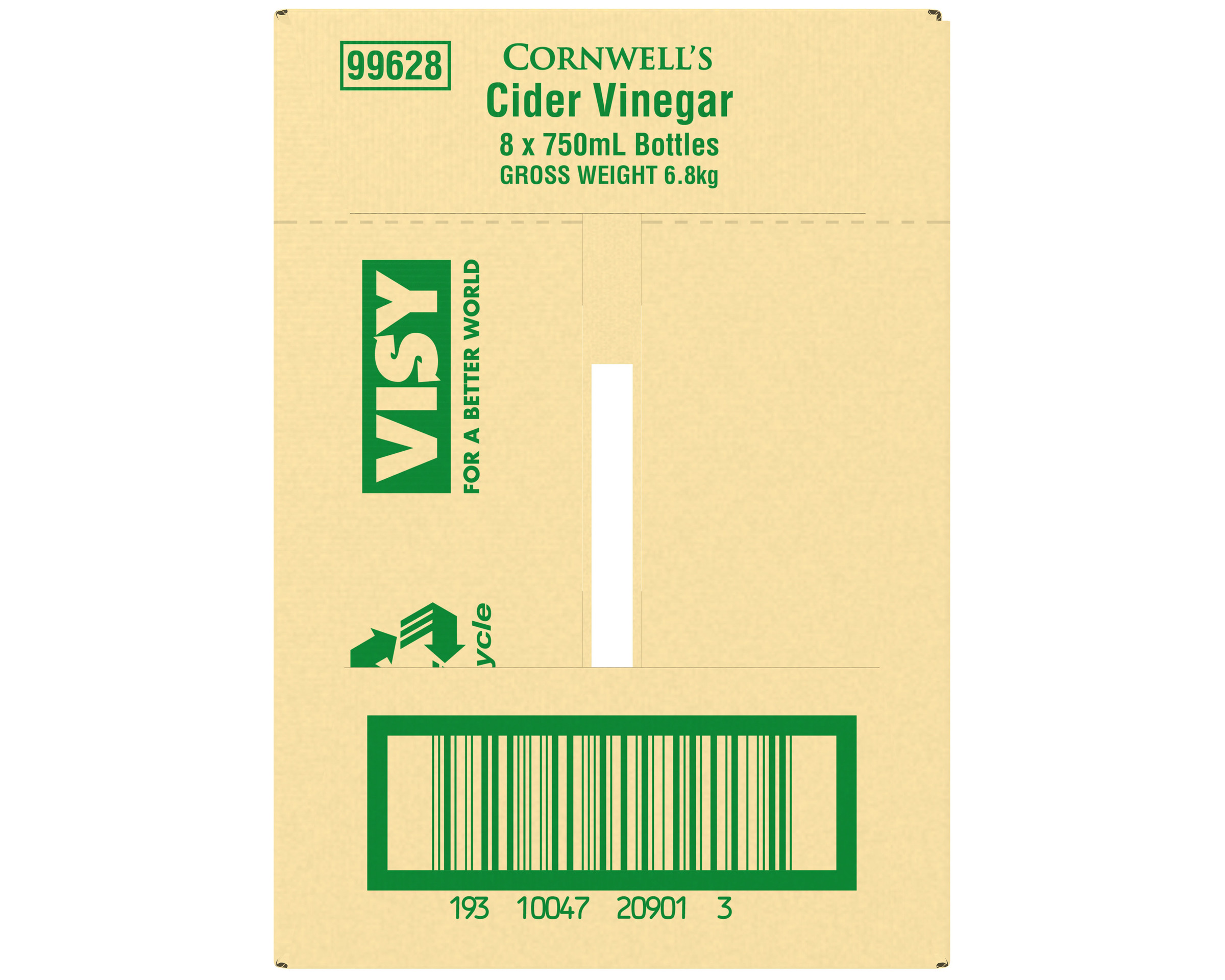 Cornwell’s Cider Vinegar 8 x 750ml
