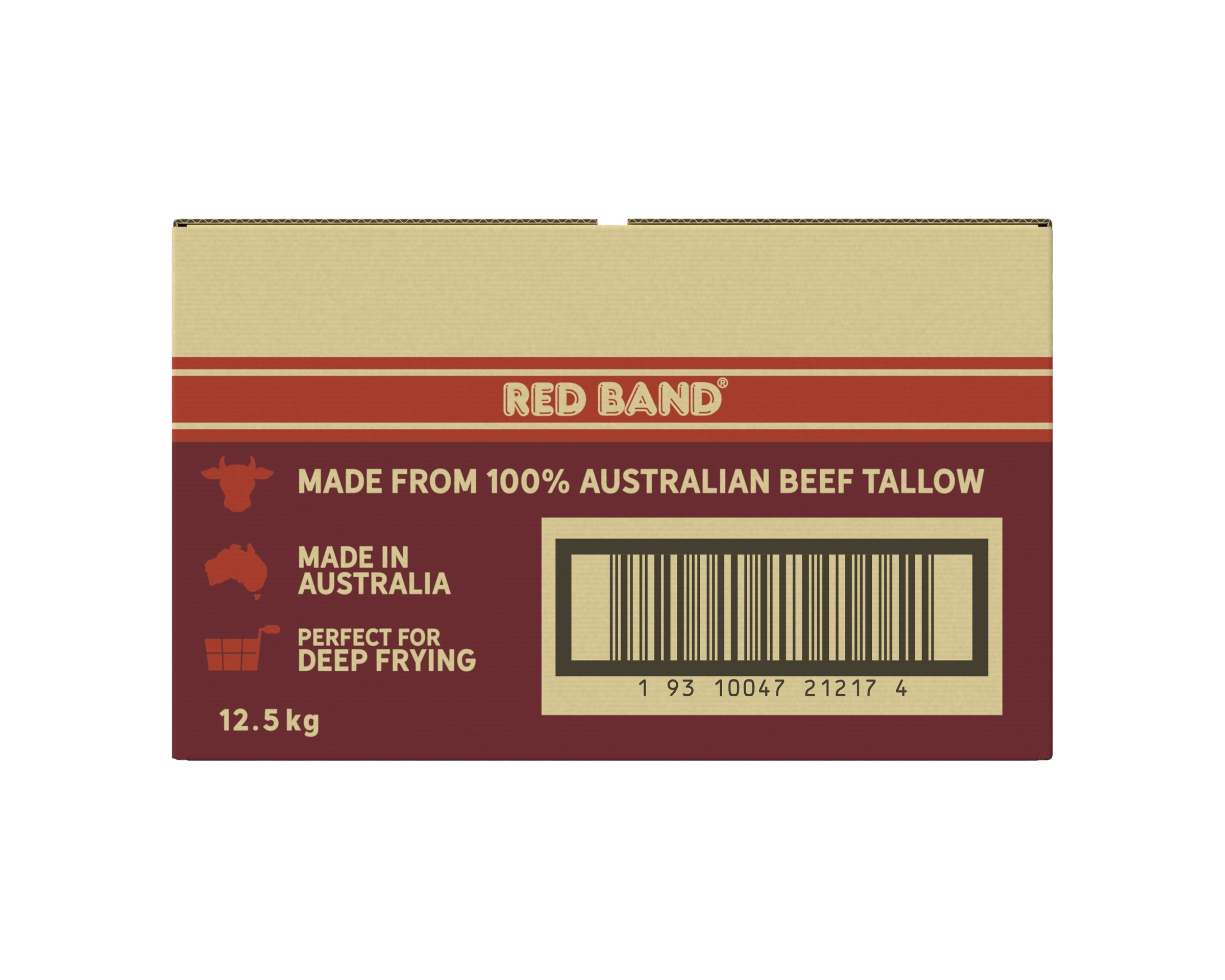 Red Band Australian Beef Tallow Shortening 12.5kg