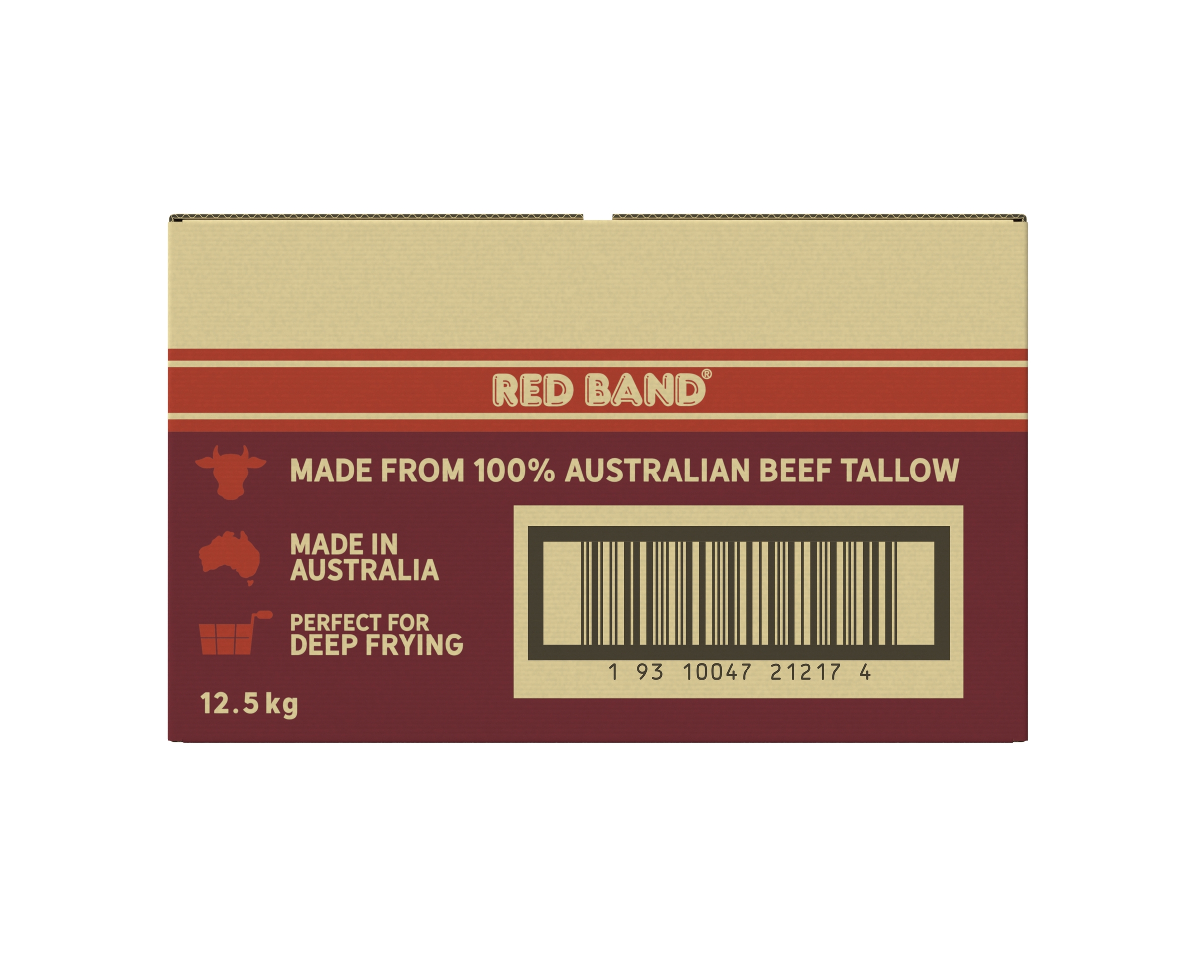 Red Band Australian Beef Tallow Shortening 12.5kg