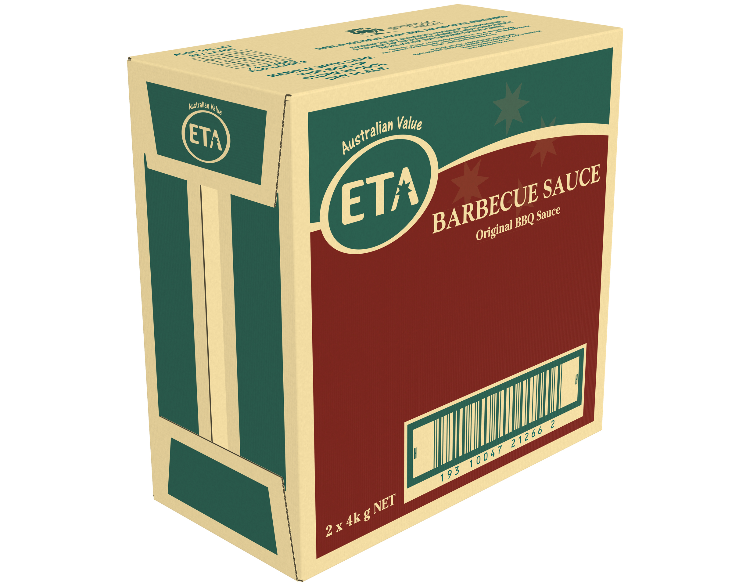 Eta Barbecue Sauce Ezygrip 2 x 4kg