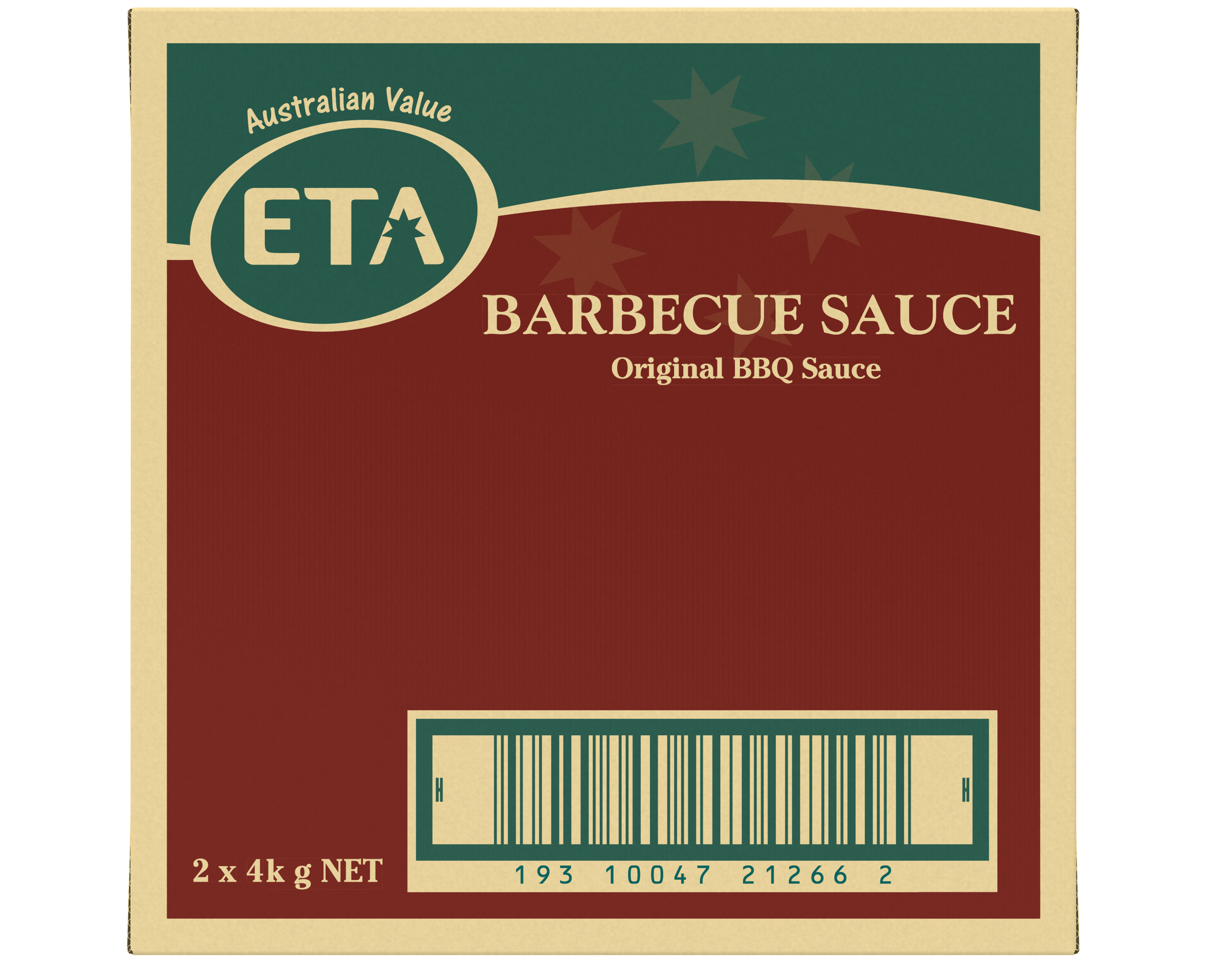 Eta Barbecue Sauce Ezygrip 2 x 4kg