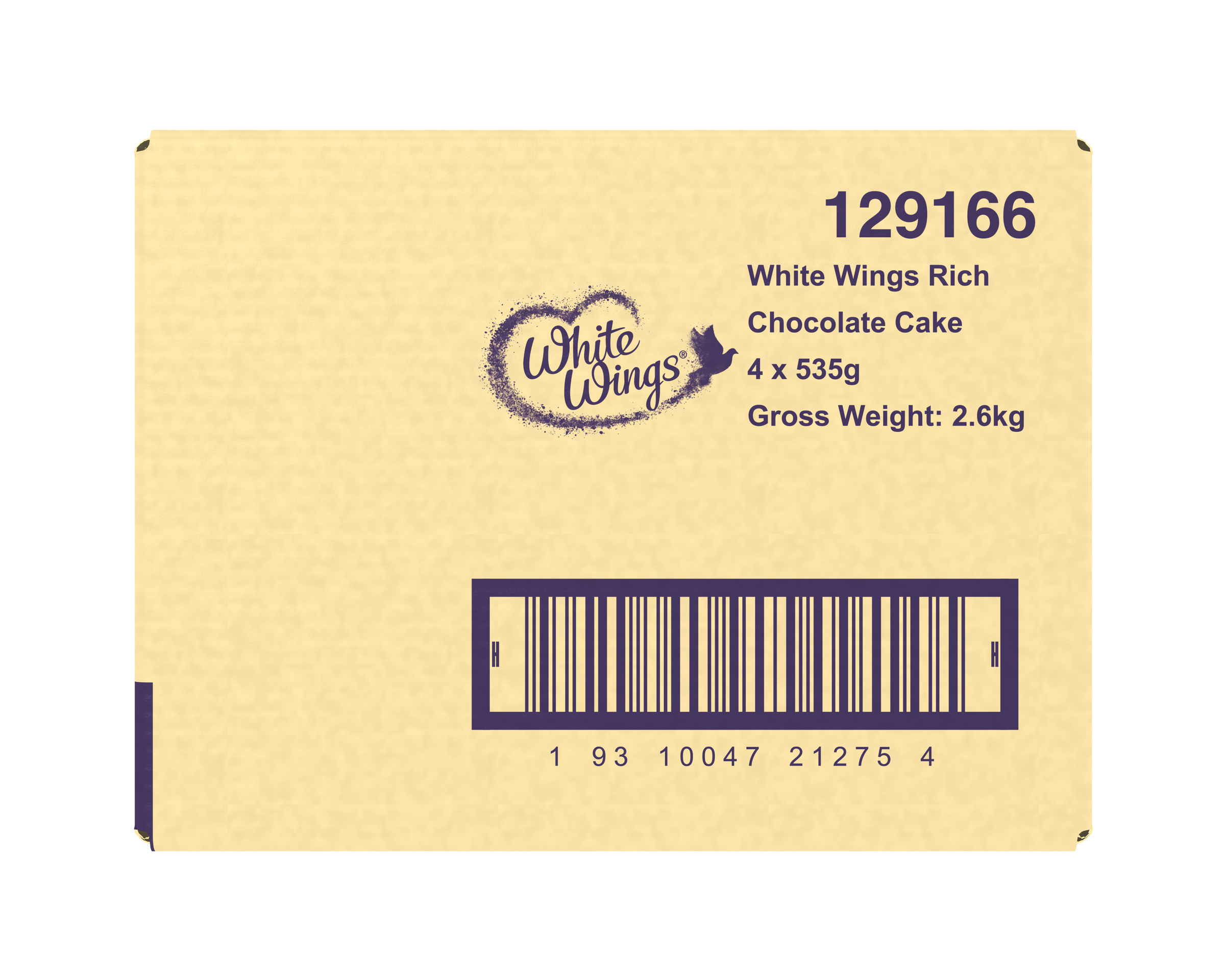 White Wings Rich Chocolate Cake 4 x 535g