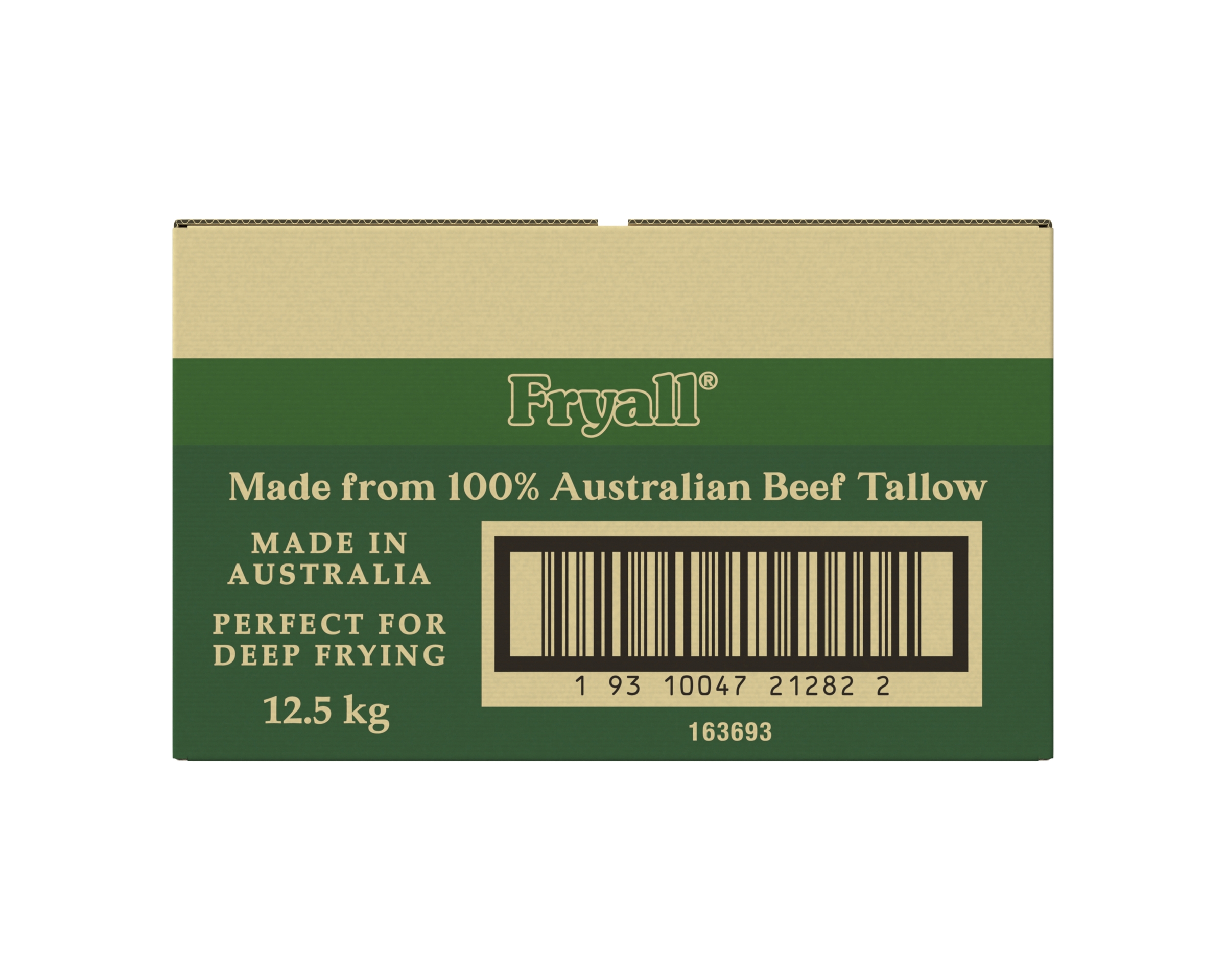 Fryall Australian Beef Tallow Shortening 12.5kg