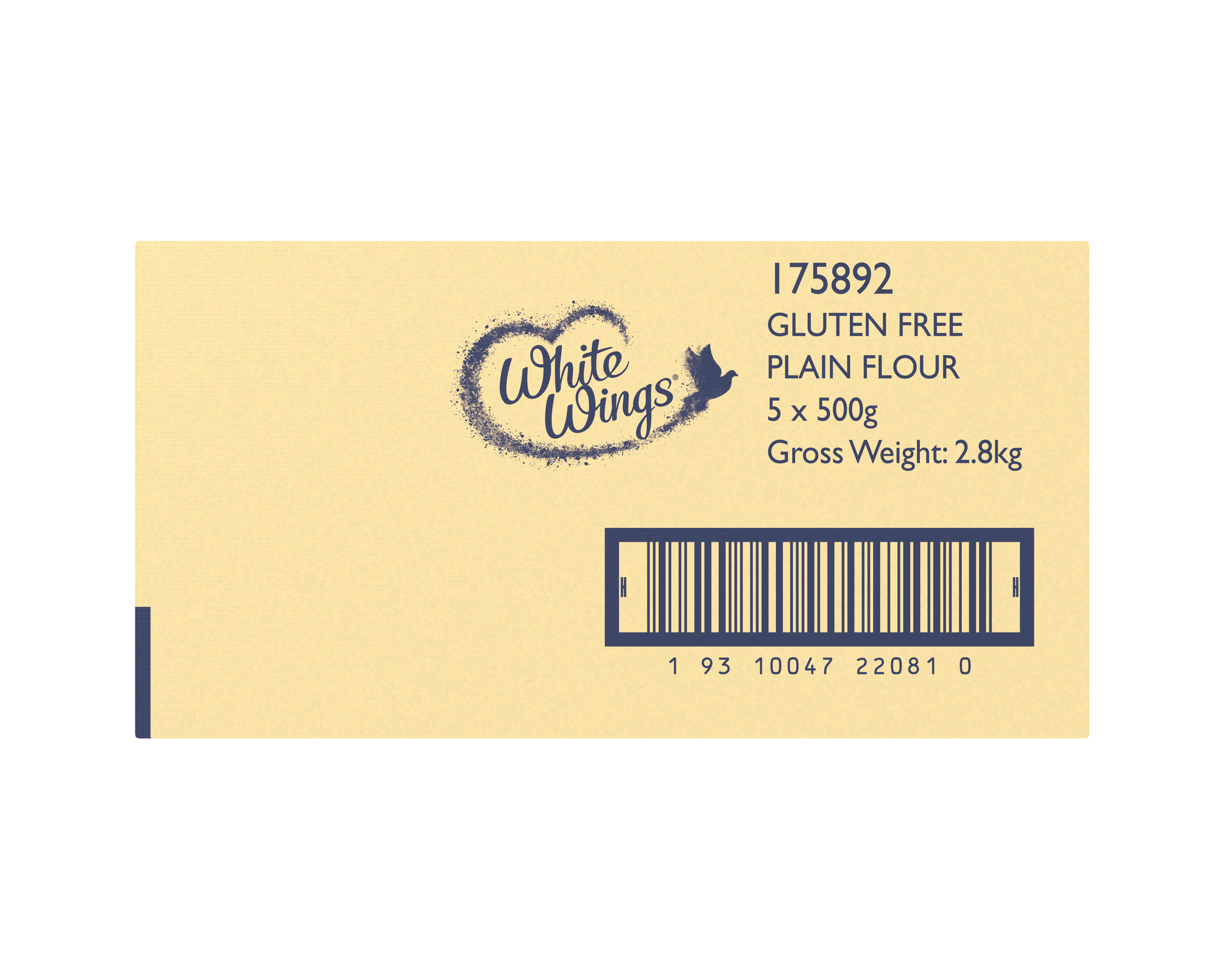 White Wings Gluten Free Plain Flour 5 x 500g