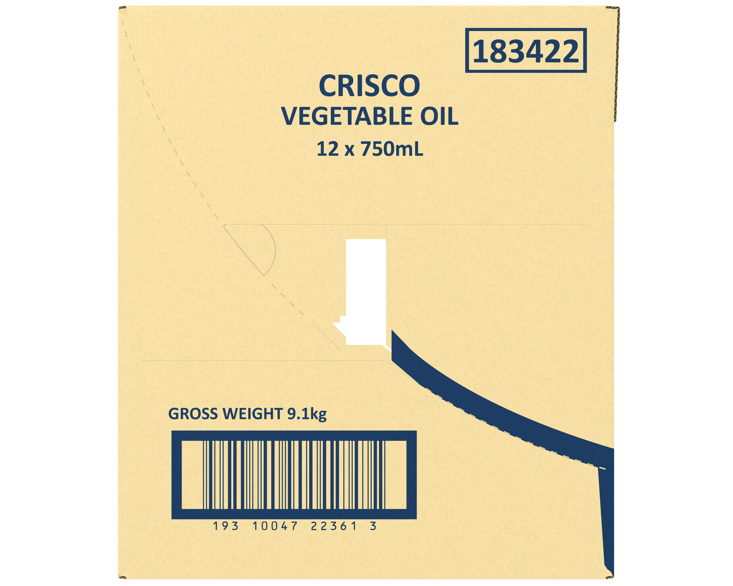 Crisco Vegetable Oil 12 x 750ml