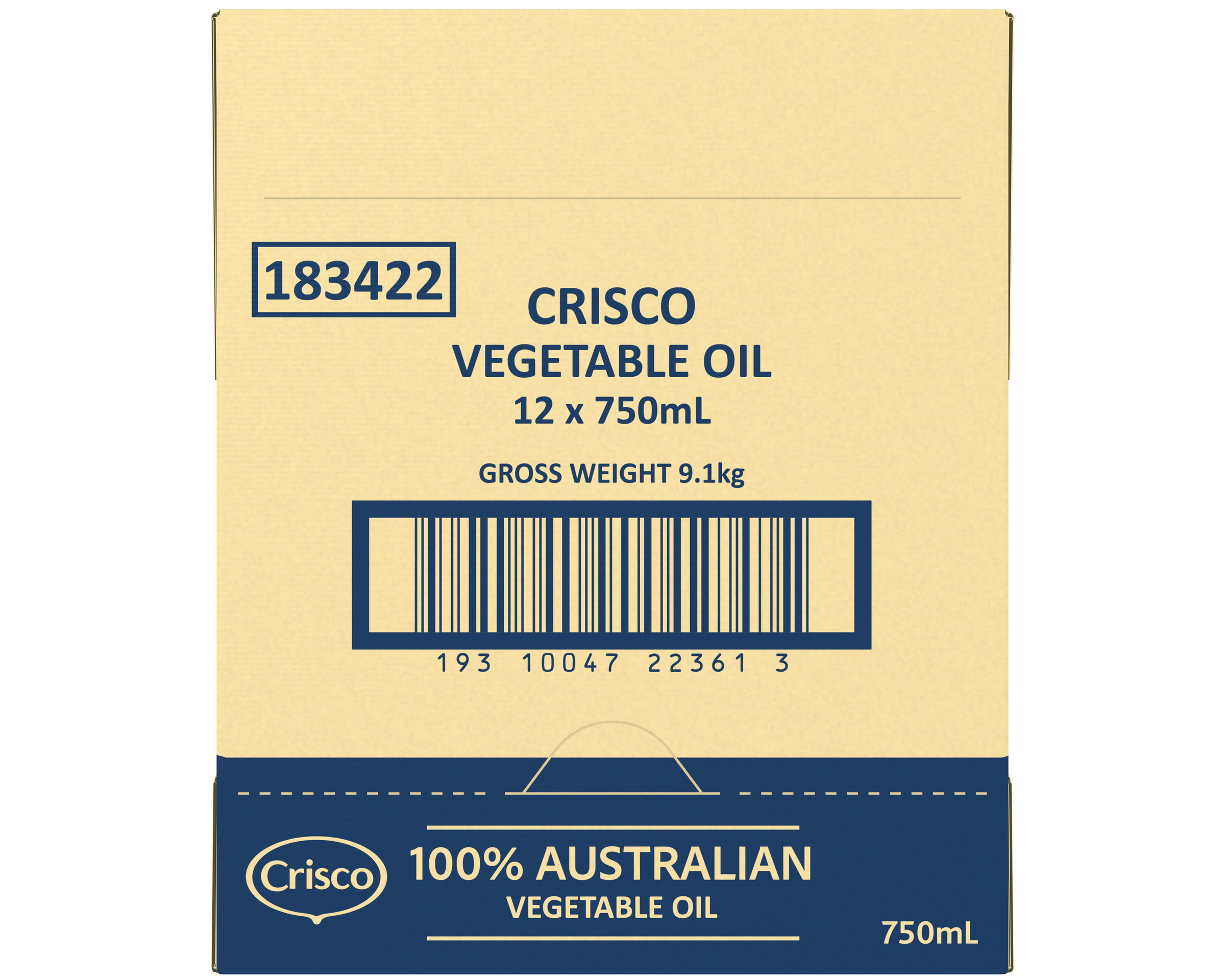 Crisco Vegetable Oil 12 x 750ml