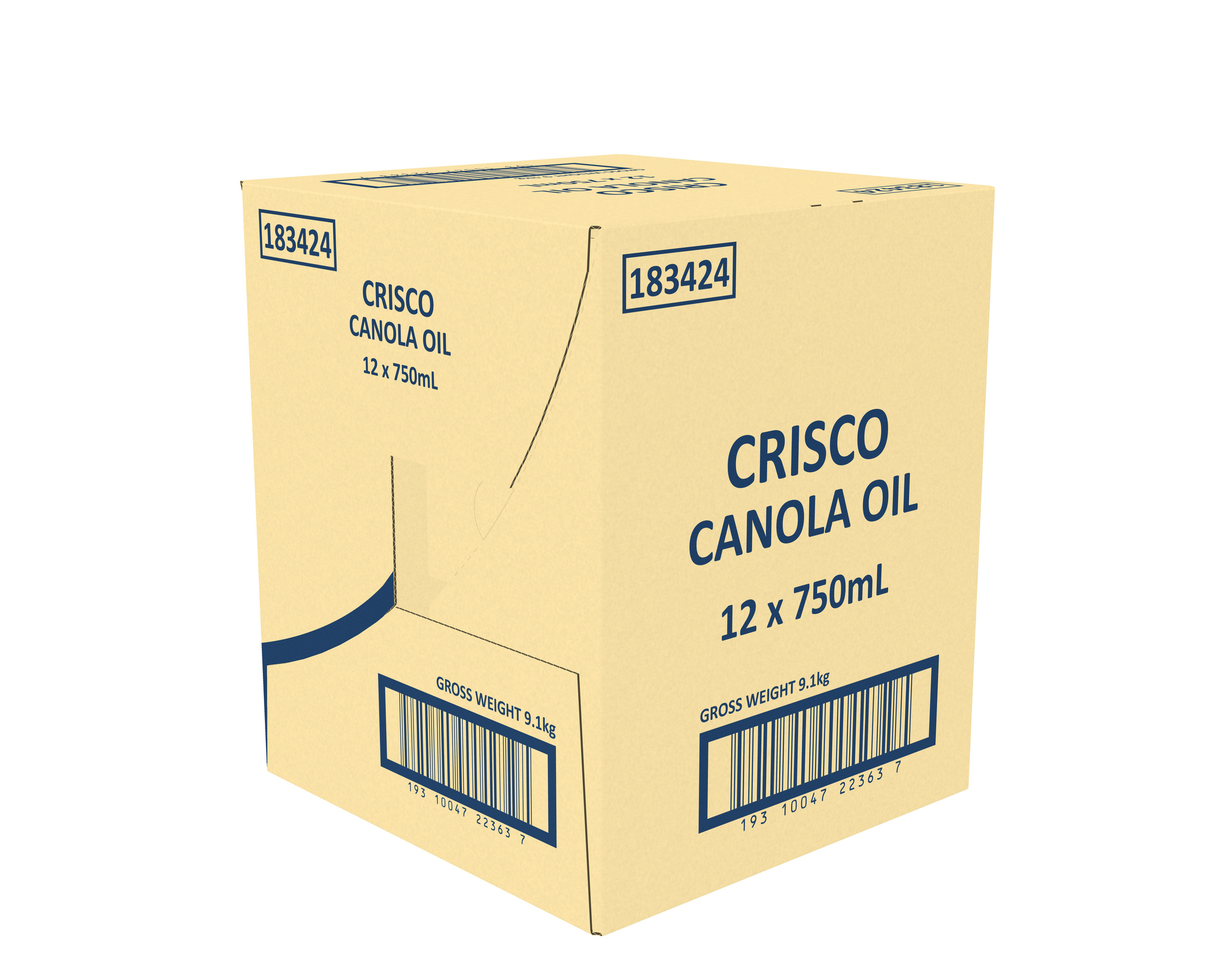 Crisco Canola Oil 12 x 750ml