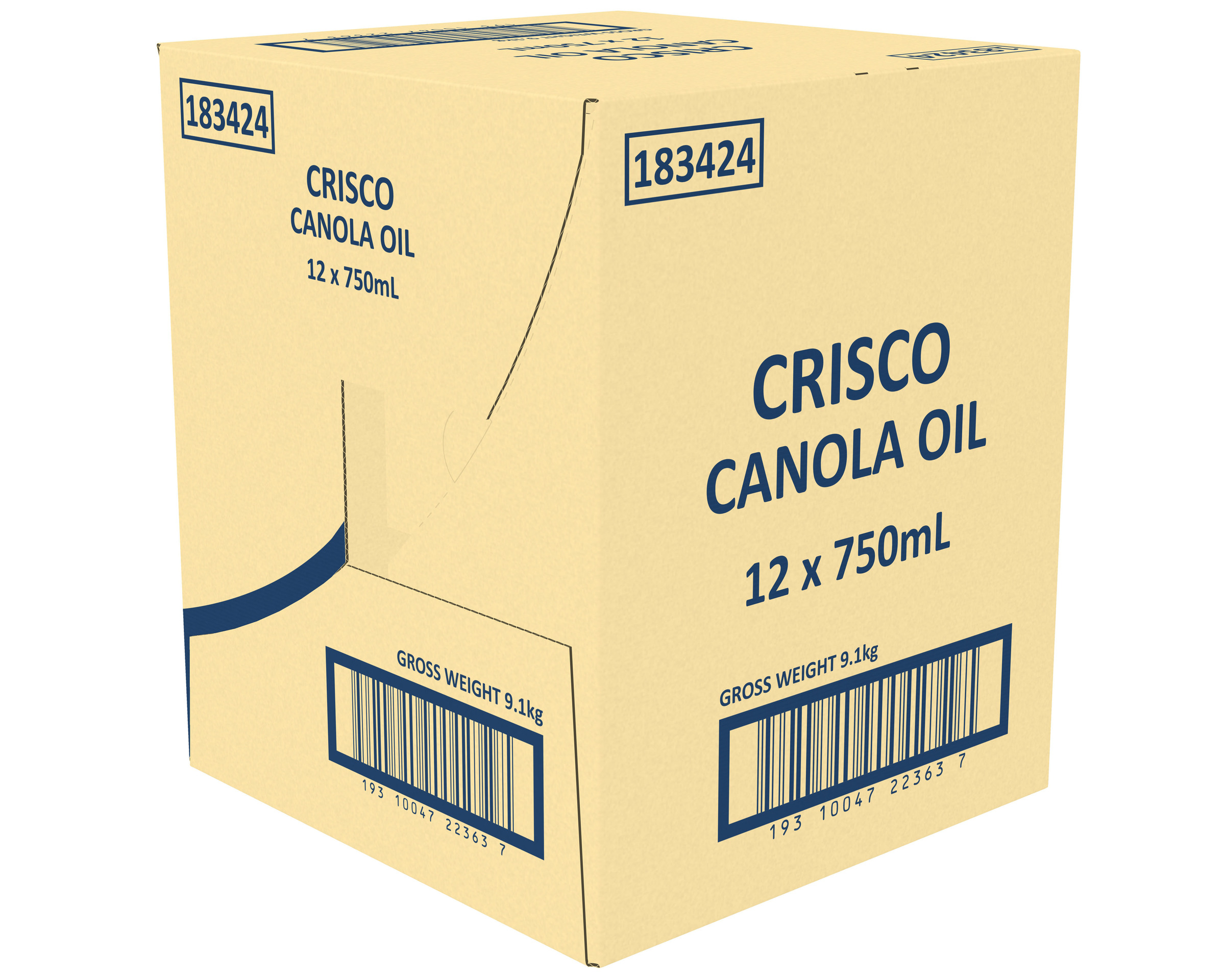 Crisco Canola Oil 12 x 750ml
