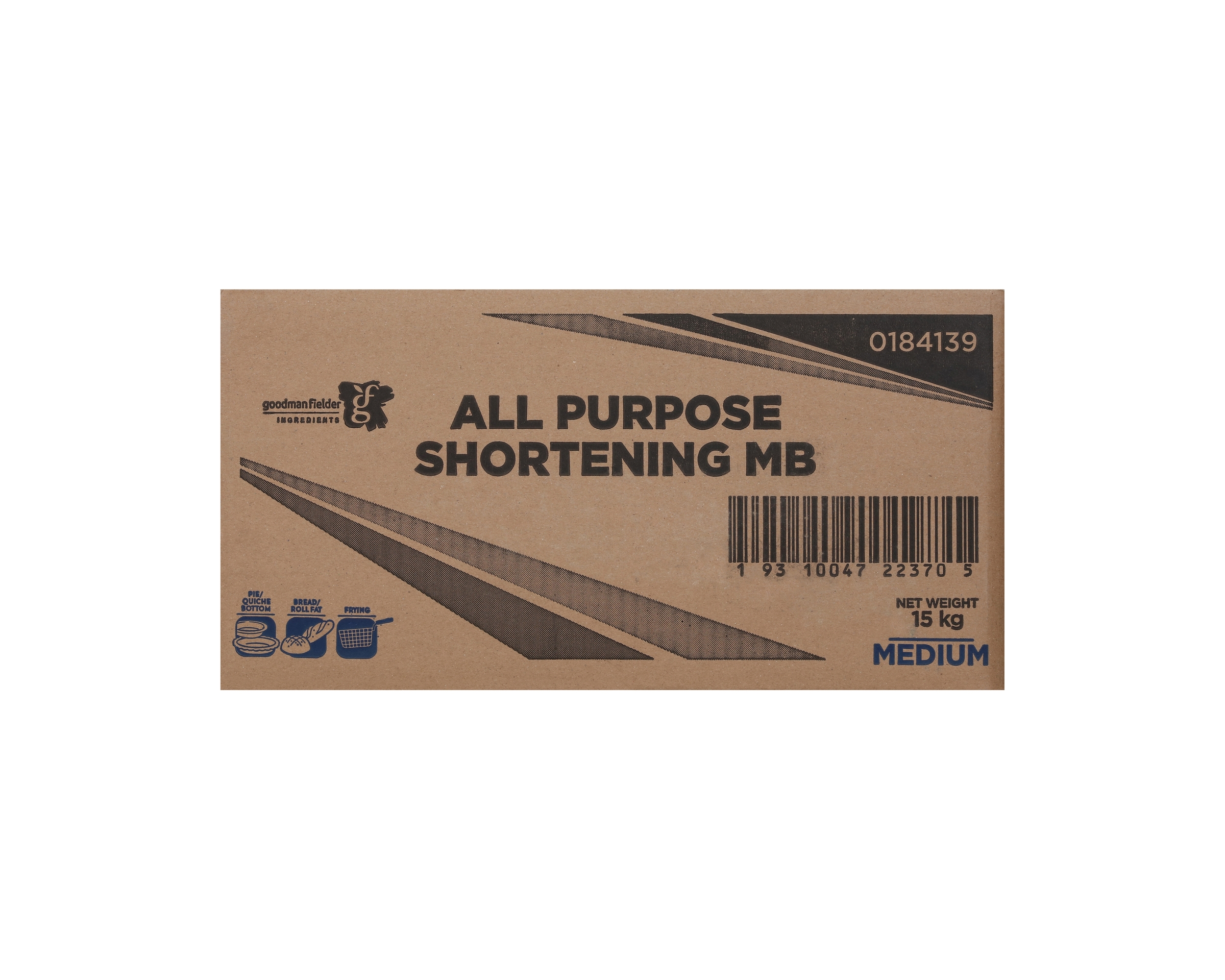 Goodman Fielder Ingredients All Purpose Shortening Medium 15kg