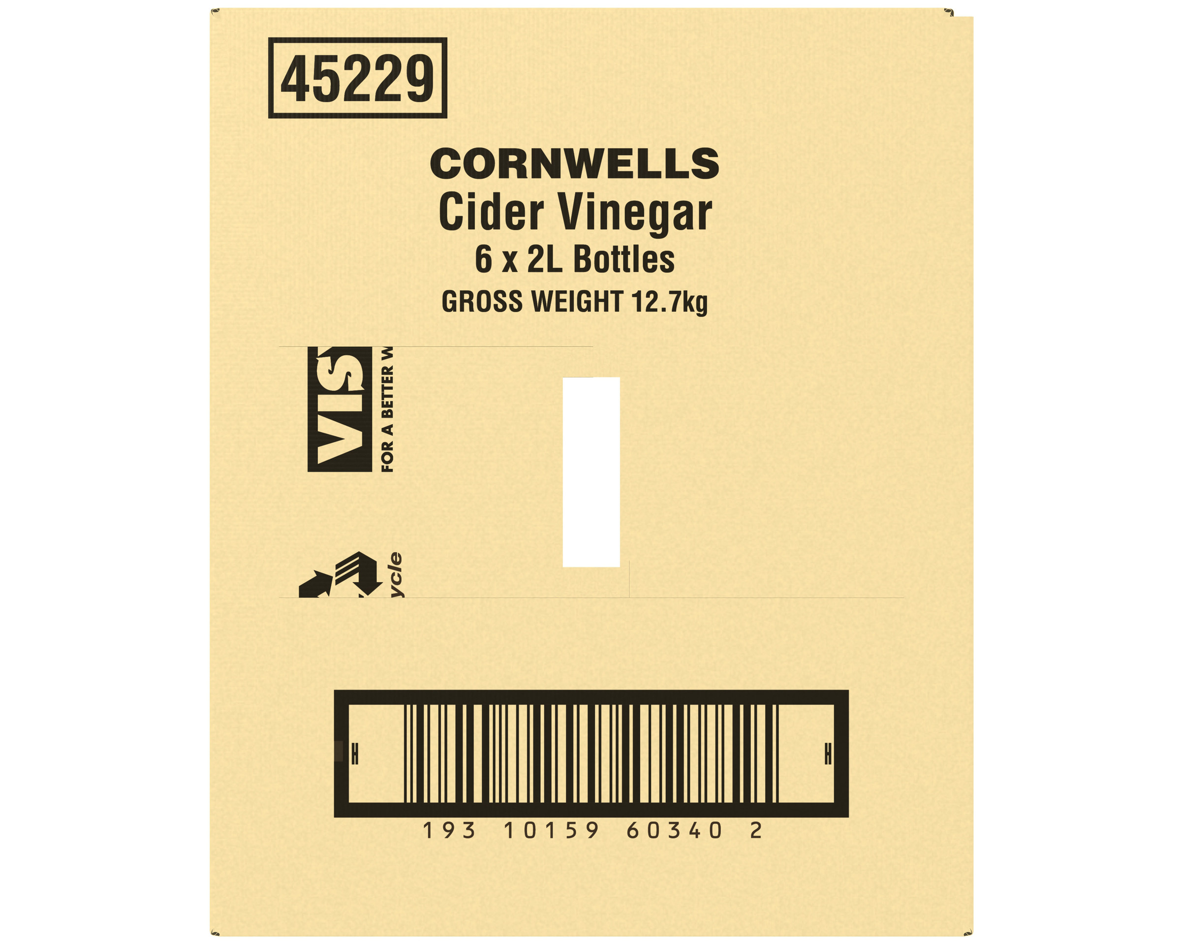 Cornwell’s Apple Cider Vinegar 6 x 2L