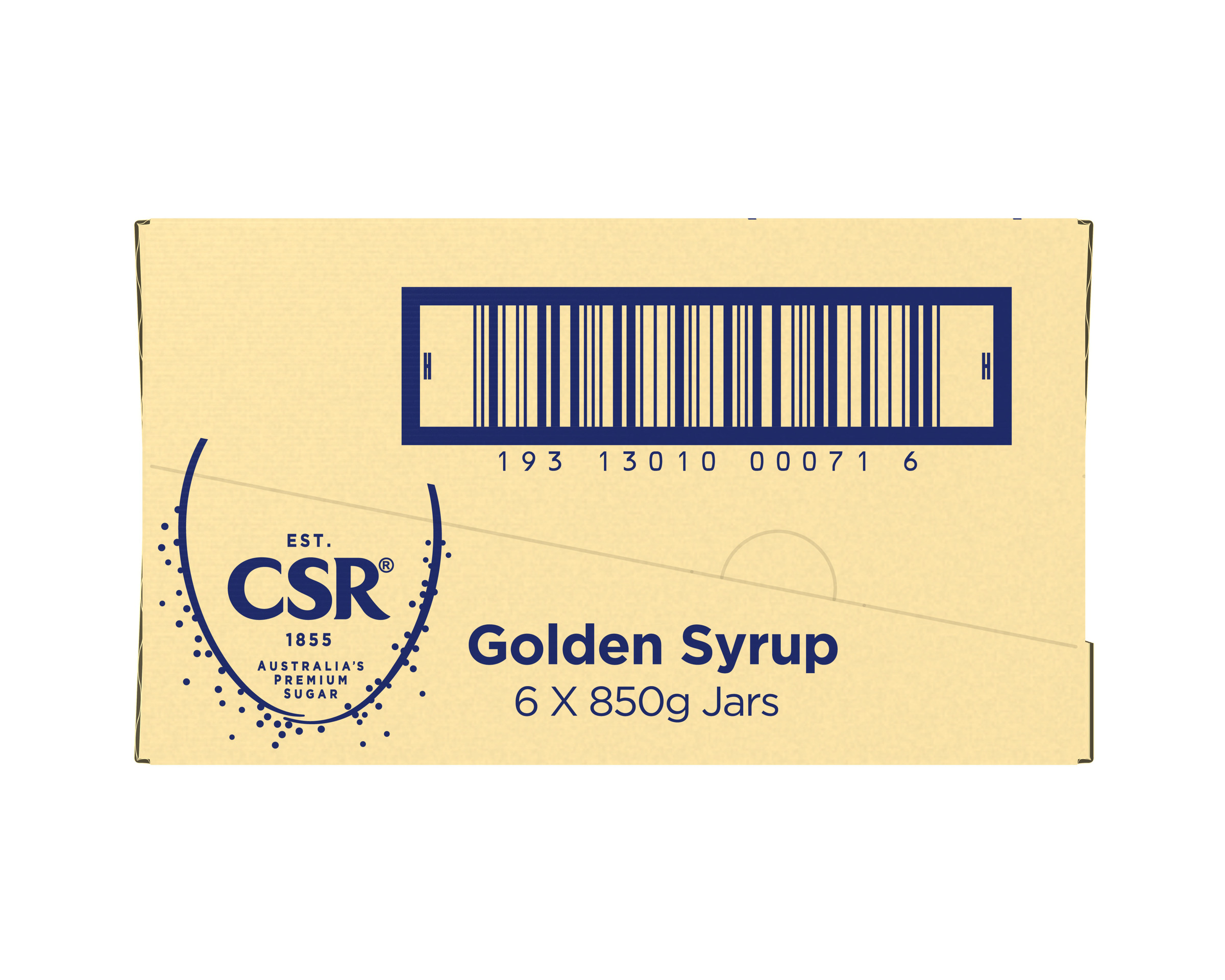 CSR Golden Syrup Sugar 6 x 850g