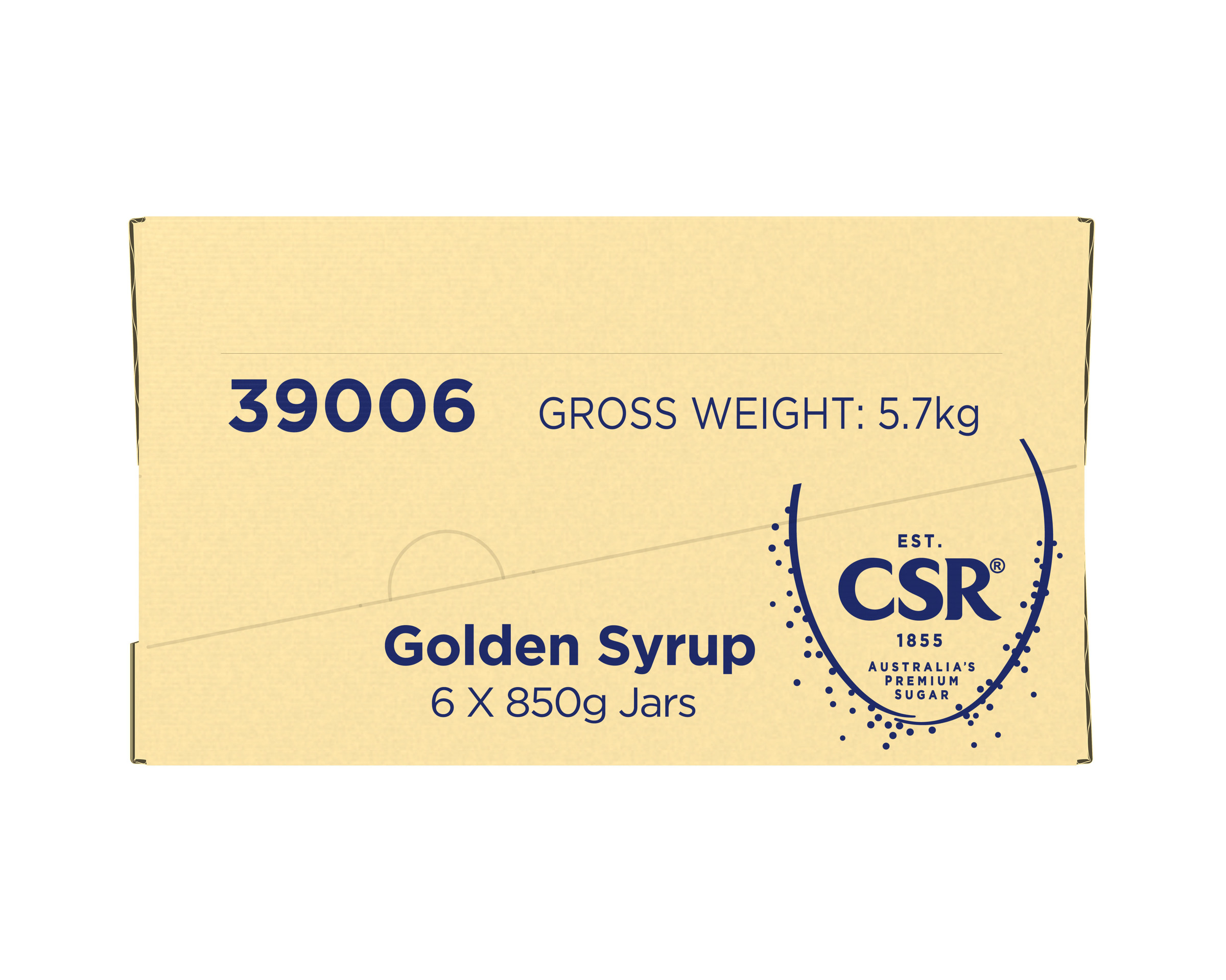 CSR Golden Syrup Sugar 6 x 850g