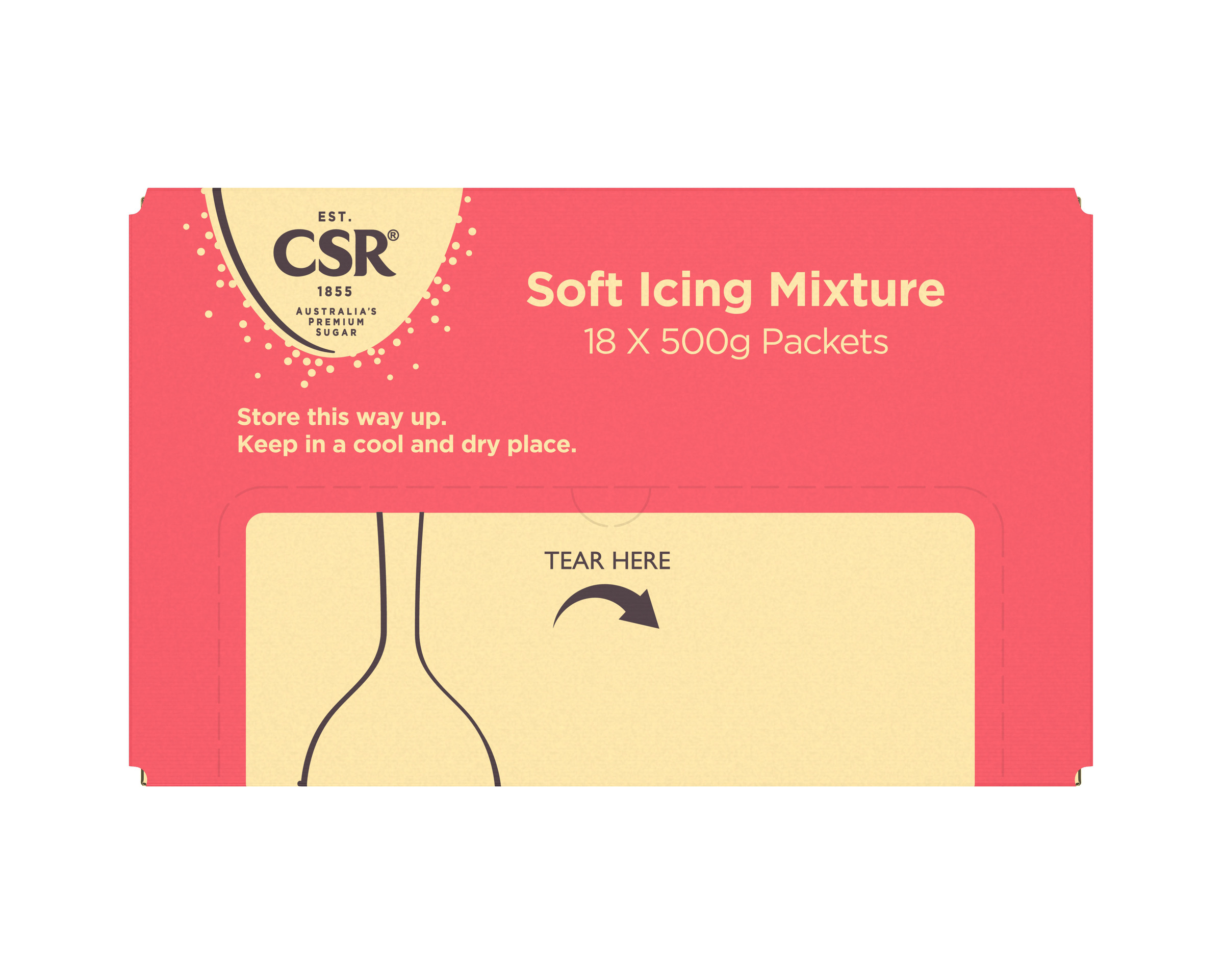 CSR Soft Icing Sugar 18 x 500g