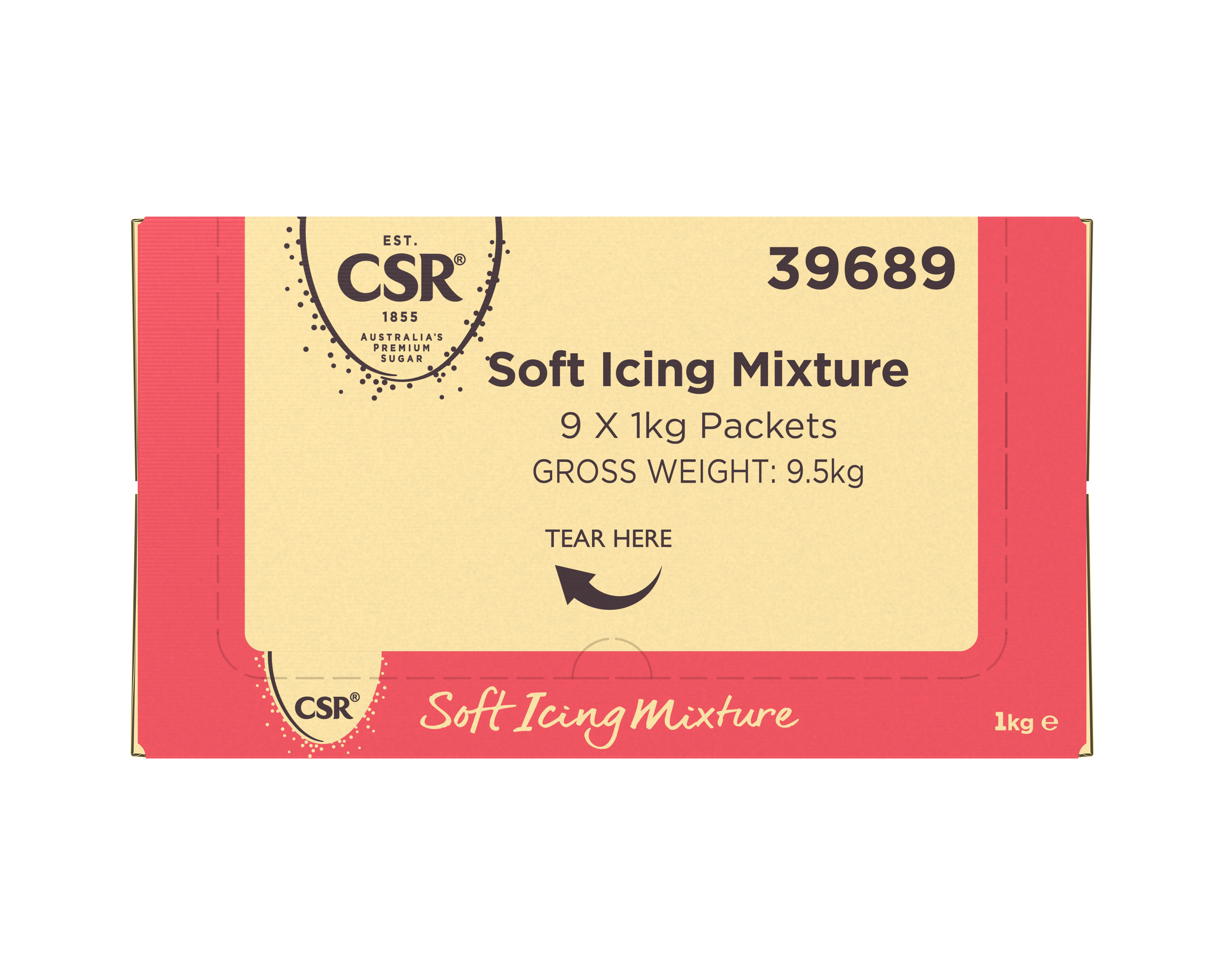 CSR Soft Icing Sugar 9 x 1kg