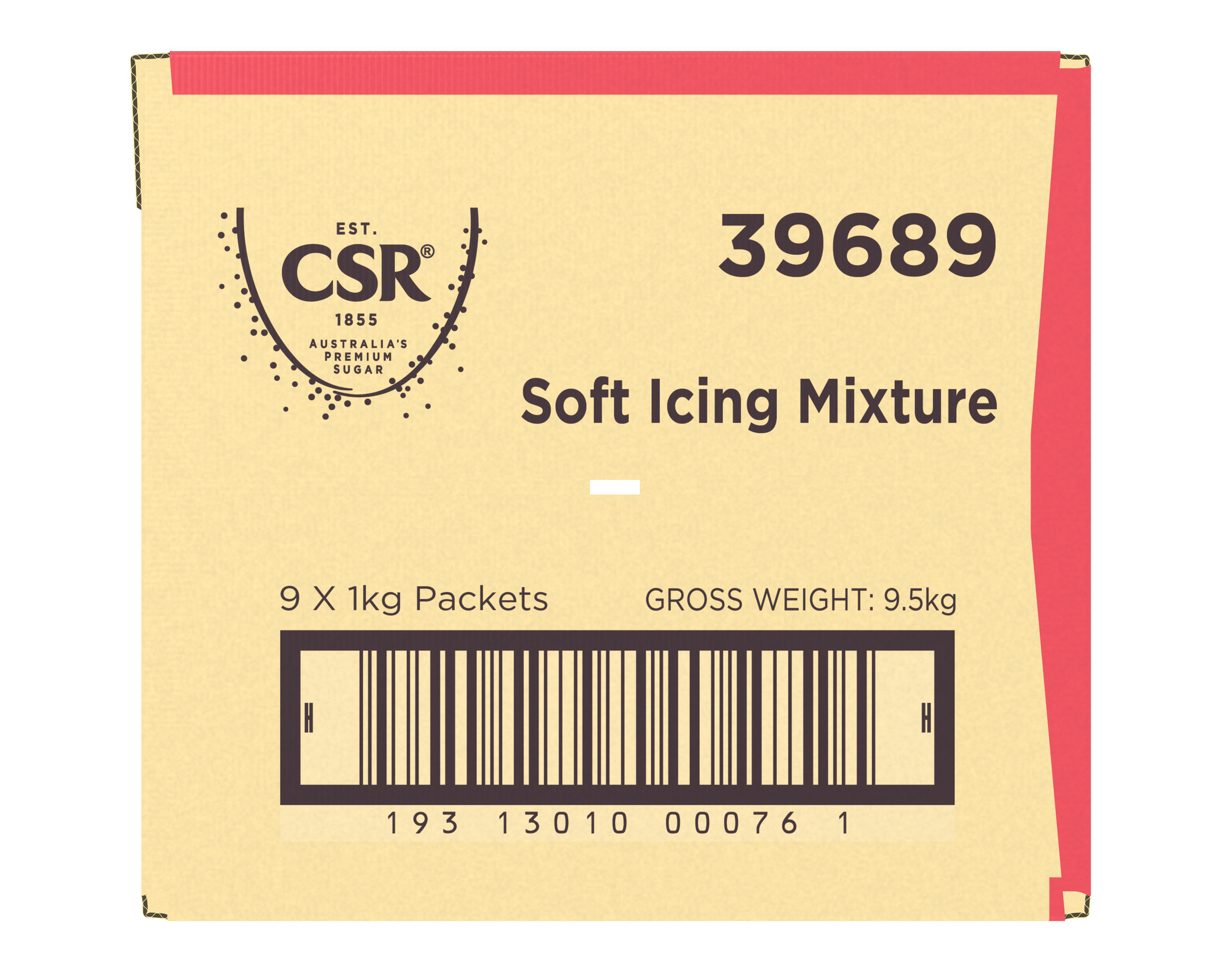 CSR Soft Icing Sugar 9 x 1kg